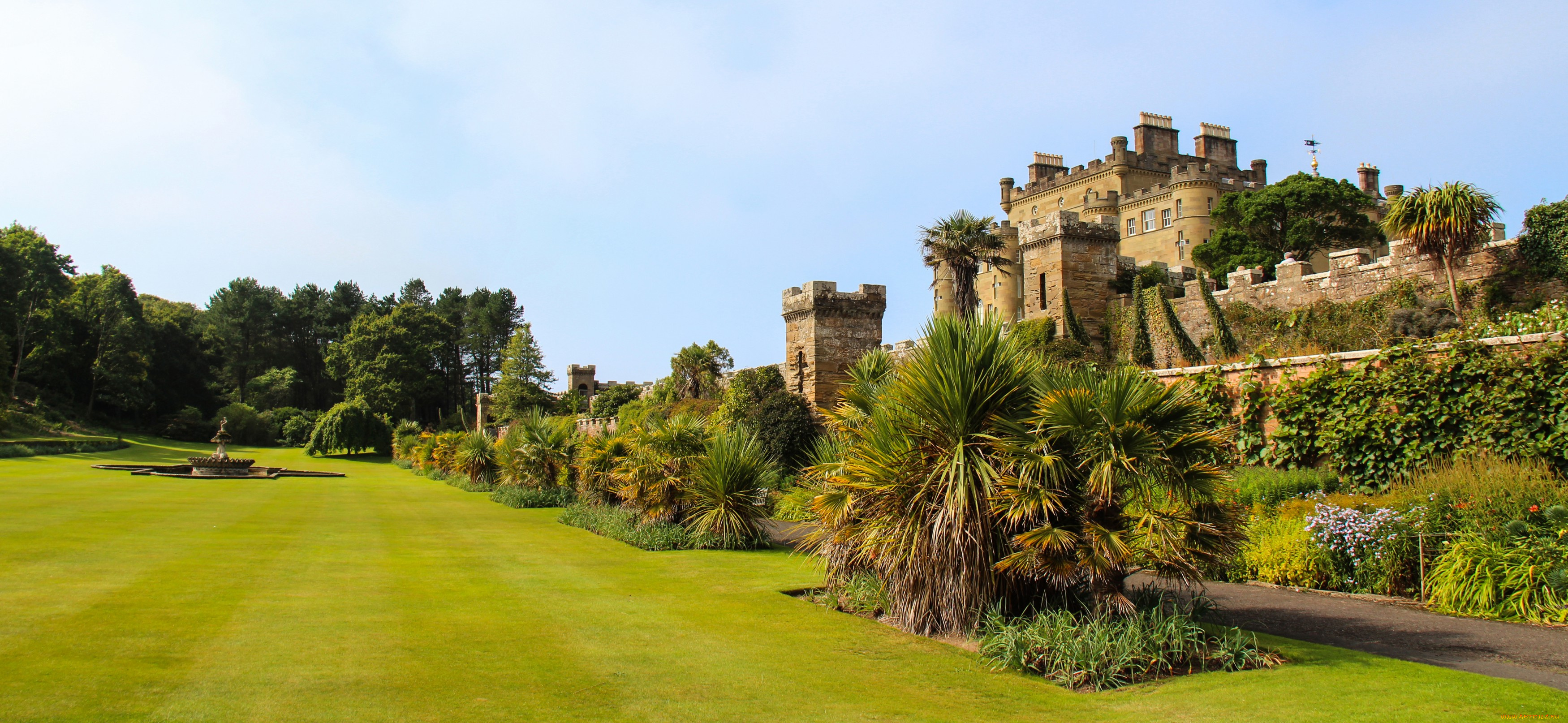 castle, ayrshire, scotland, города, -, дворцы, , замки, , крепости, замок, парк