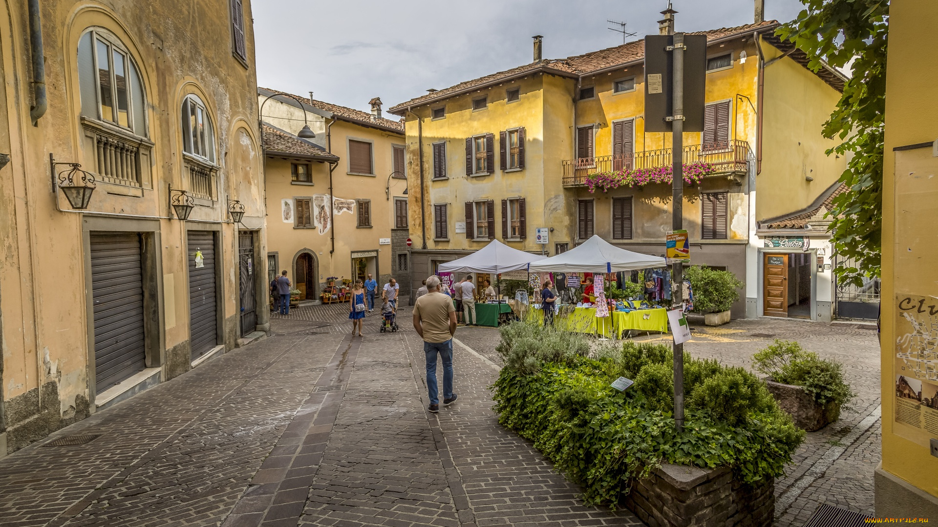 clusone, bergamo, italy, города, -, улицы, , площади, , набережные