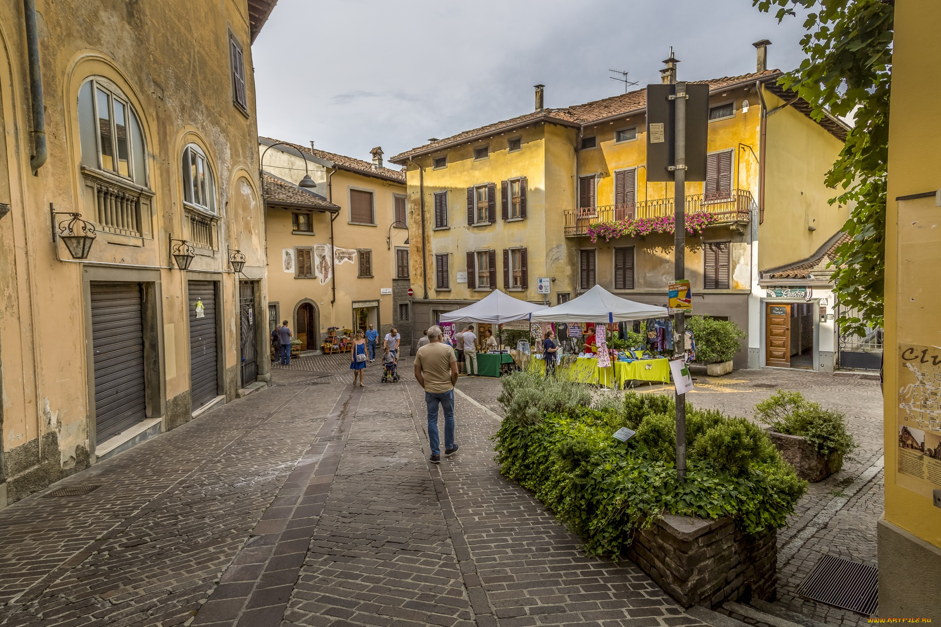 clusone, bergamo, italy, города, -, улицы, , площади, , набережные