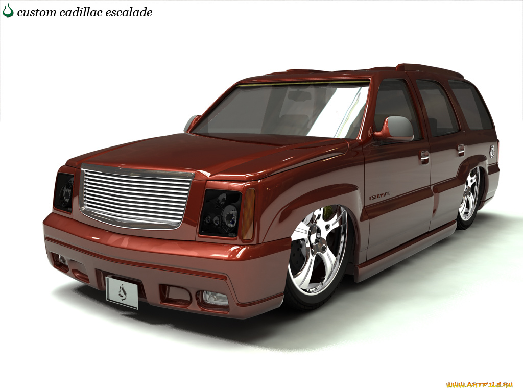 cadillac, escalade, 3d, автомобили