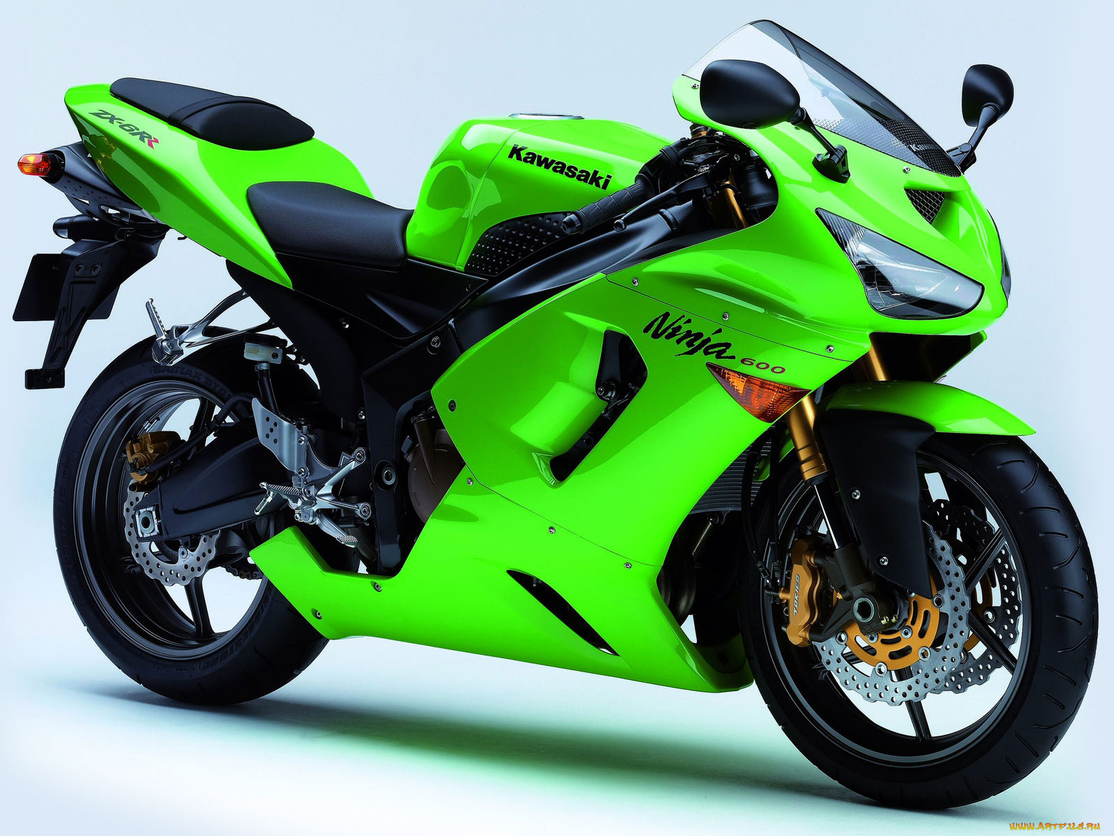 kawasaki, ninja, zx, 6rr, мотоциклы