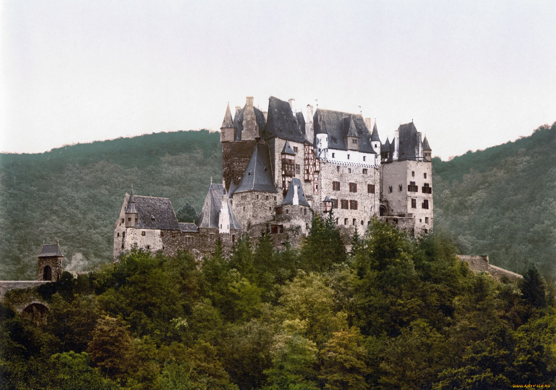 eltz, castle, germany, города, дворцы, замки, крепости, замок, эльц, германия