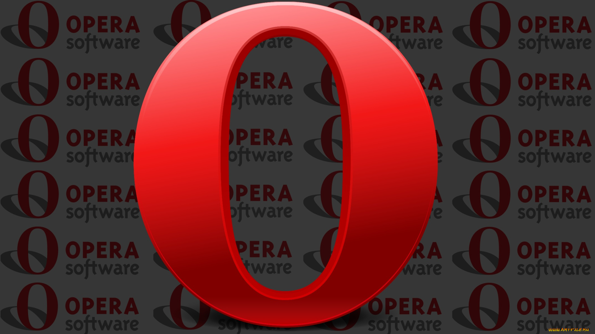 компьютеры, opera, фон, логотип