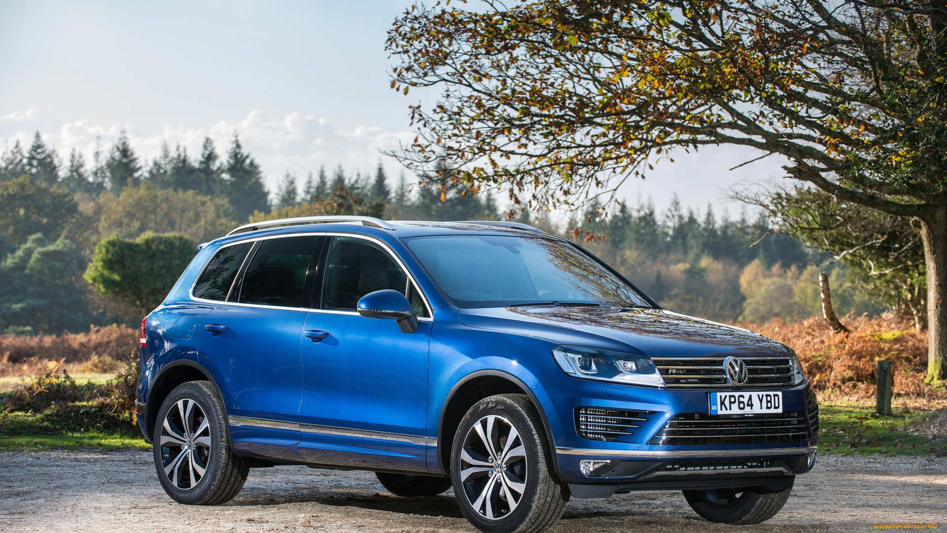 автомобили, volkswagen, v6, touareg, 2014г, uk-spec, tdi, r-line, синий