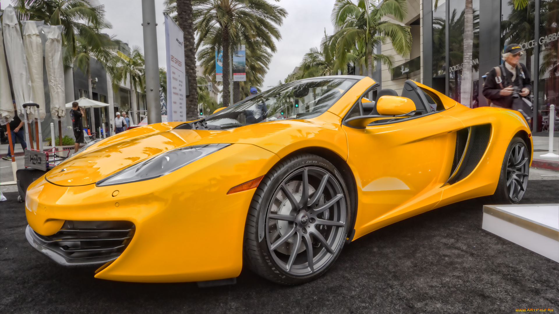 mclaren, mp4-12c, spider, автомобили, выставки, и, уличные, фото, автошоу, выставка