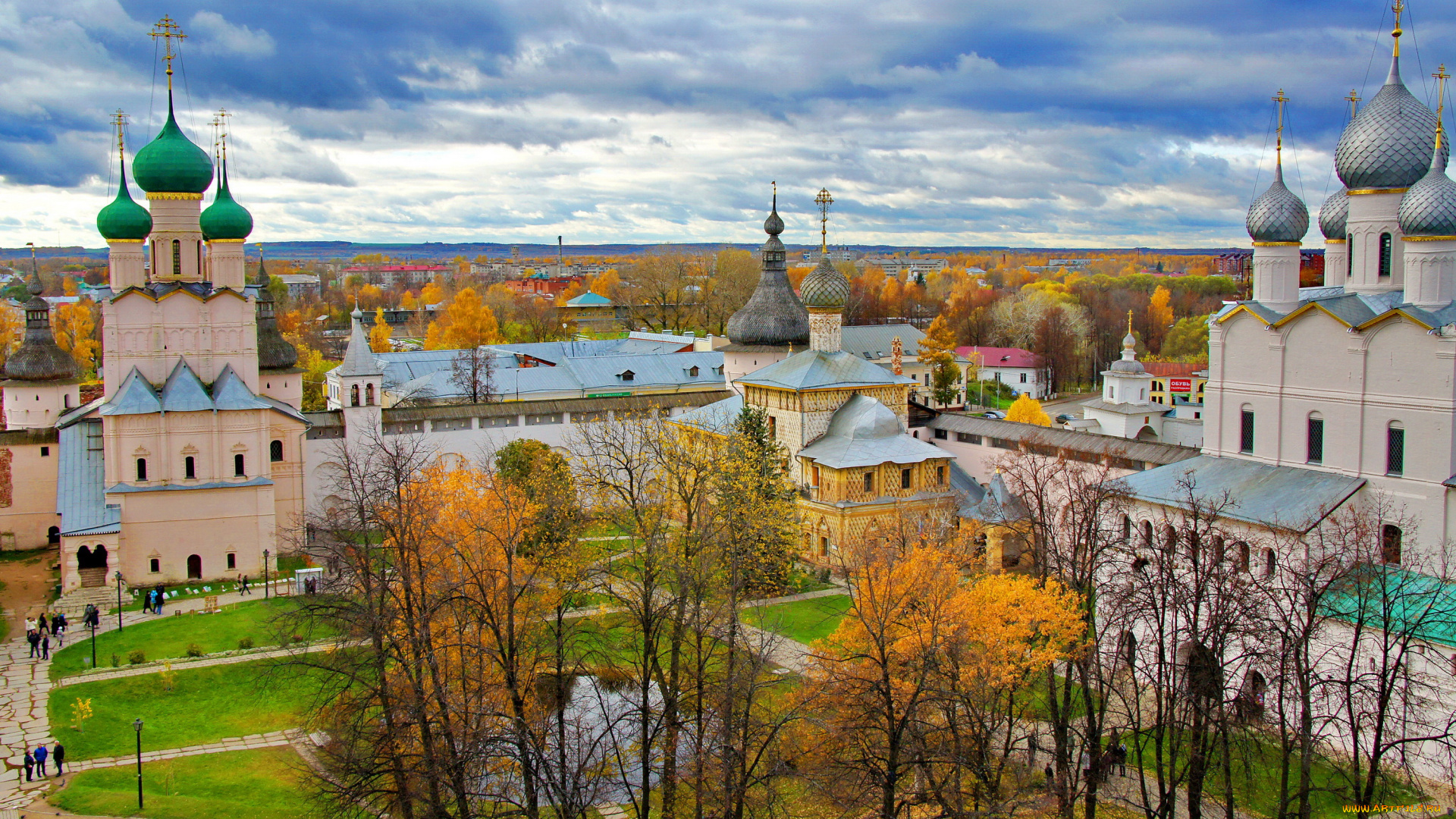 ростов, великий, кремль, города, -, православные, церкви, , монастыри, ростов, великий, двор, храм, кремль