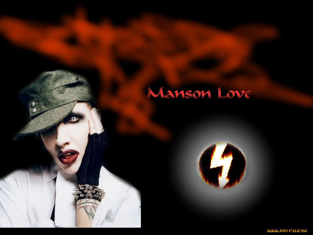 manson, love, музыка, marilyn