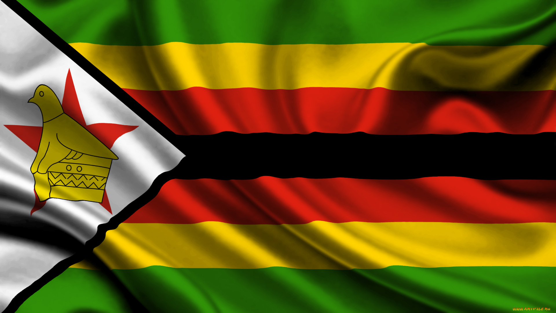 zimbabwe, разное, флаги, гербы, зимбабве, флаг