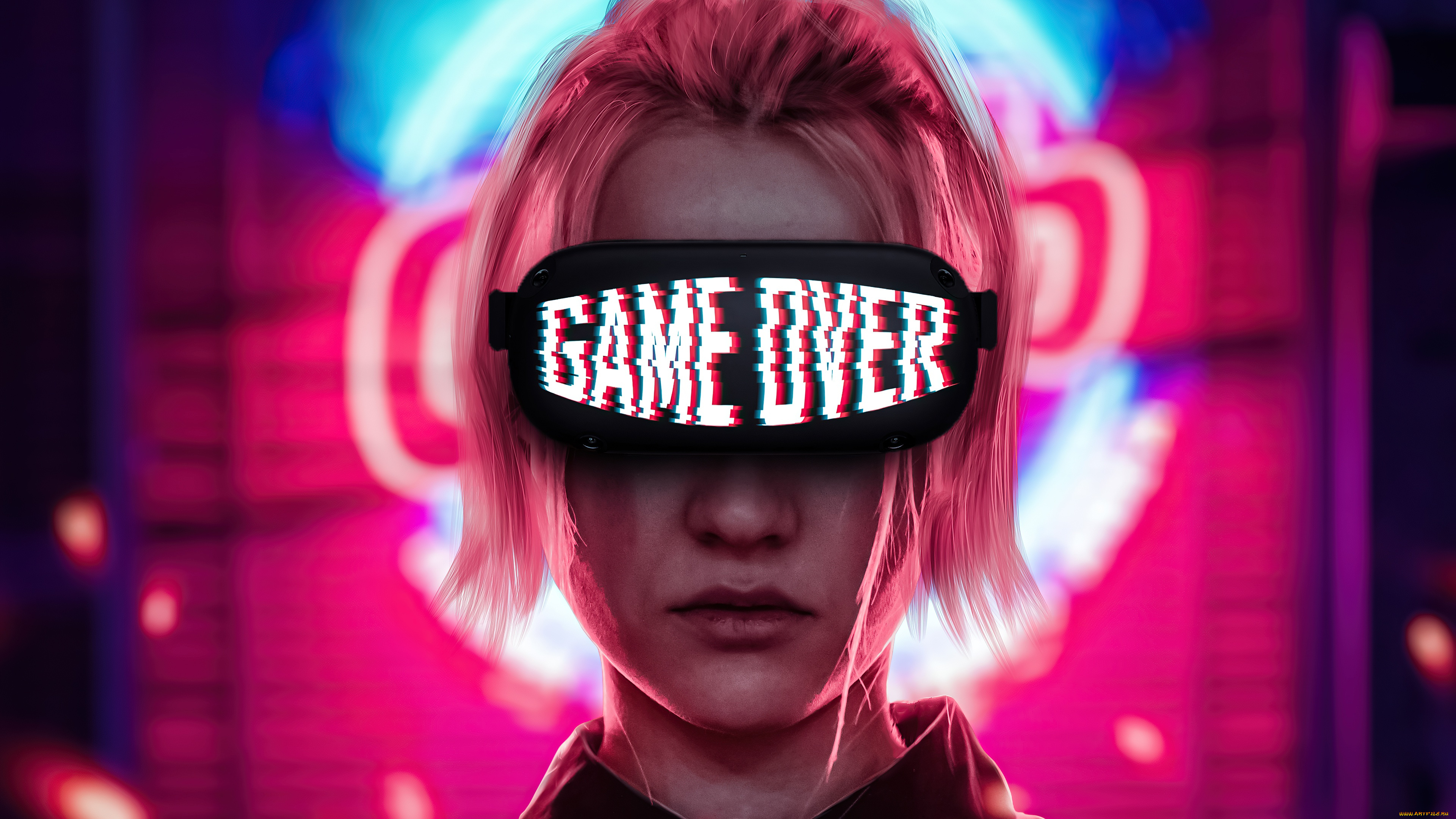 game, over, фэнтези, девушки, game, over