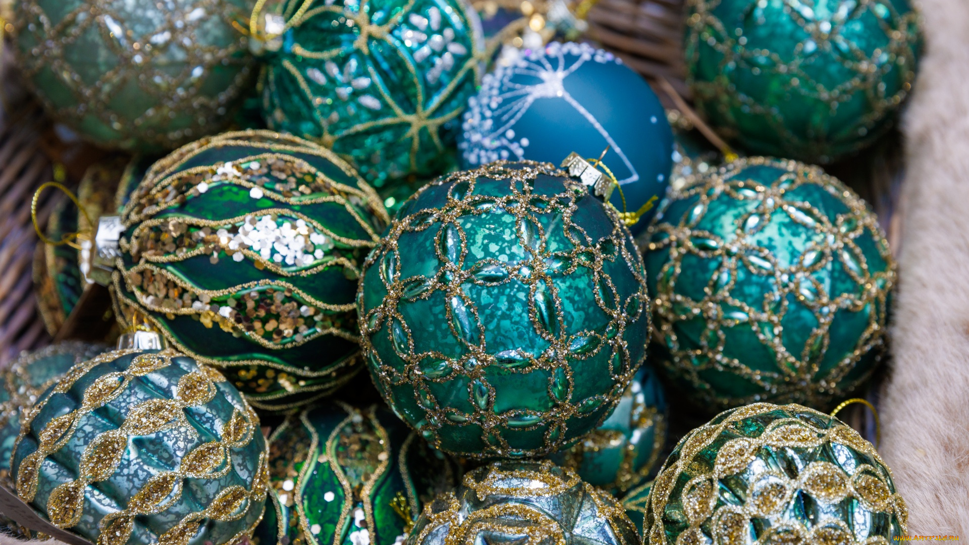 праздничные, шары, шарики, голубые, зеленые
