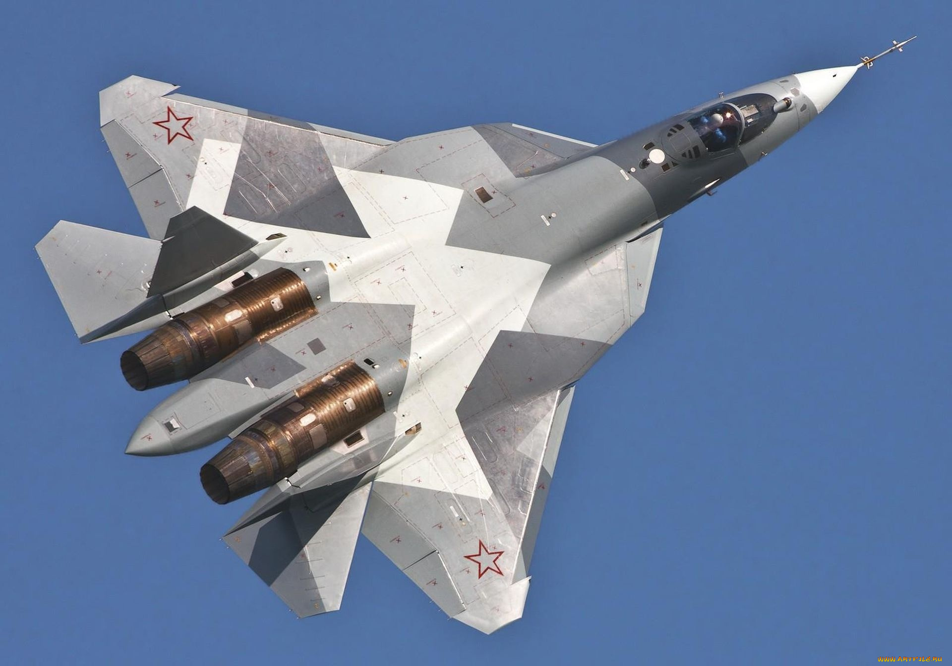 авиация, боевые, самолёты, russian, fighter, jet, su-57, air, force