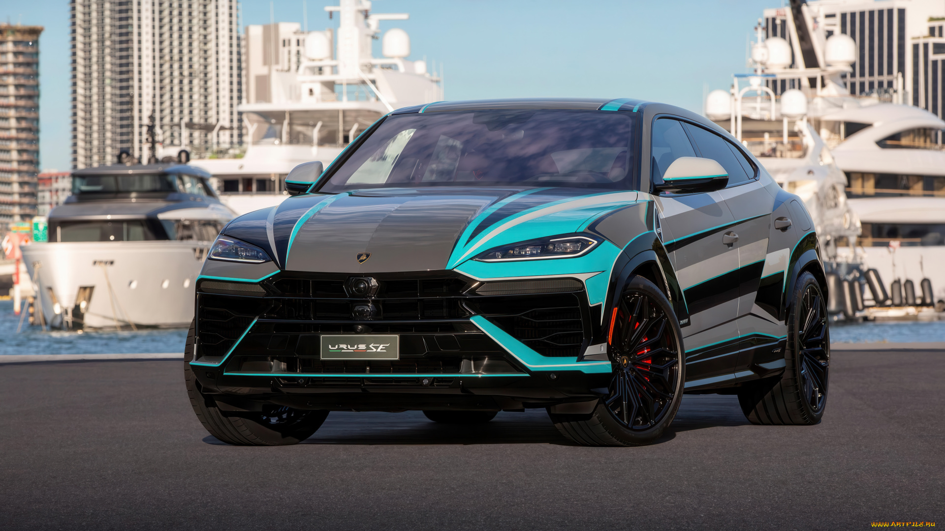 автомобили, lamborghini, urus, se, miami, plug, in, hybrid, suv, пoбeрeжьe, крoссoвeр, гибрид