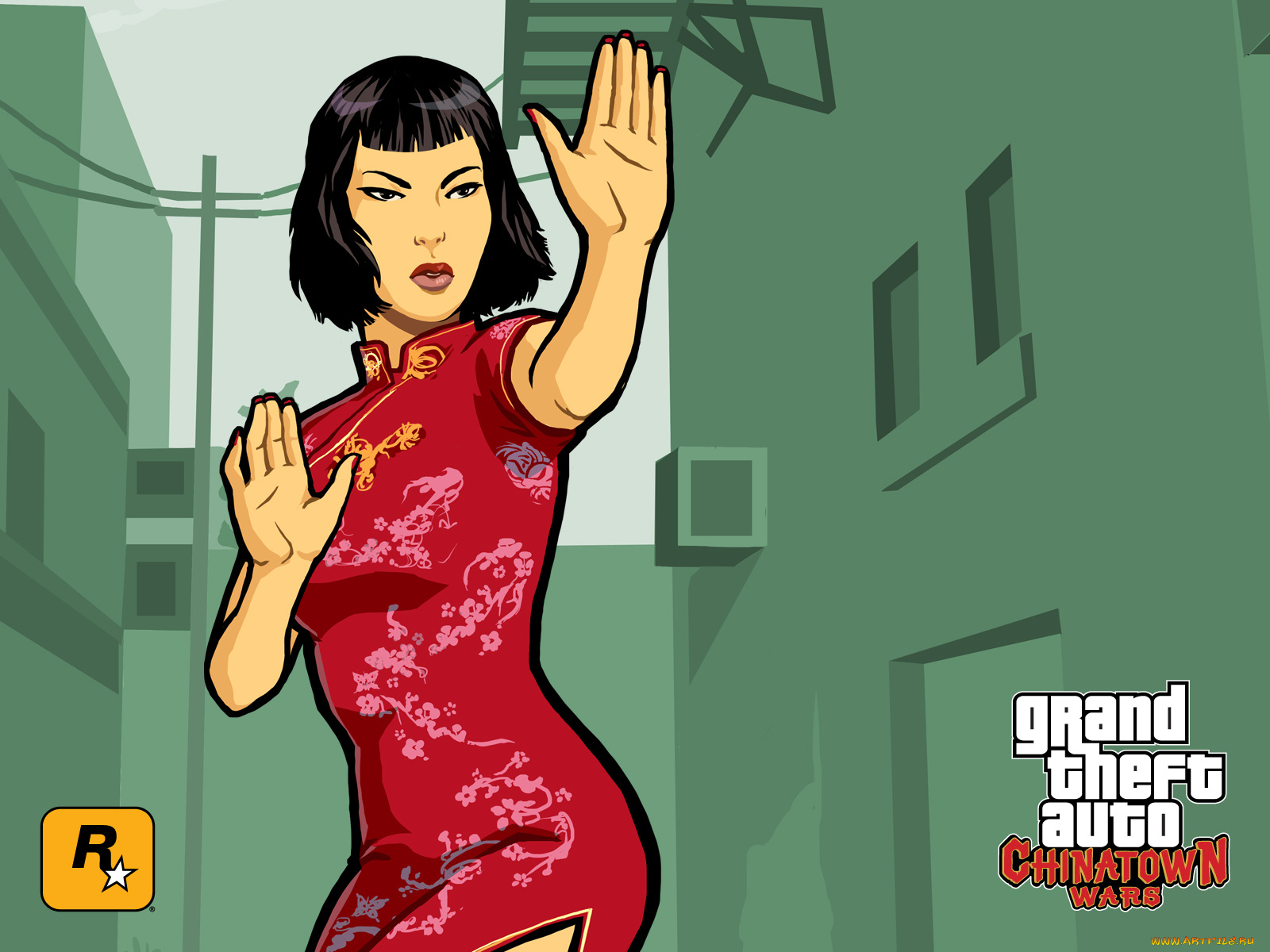 grand, theft, auto, chinatown, wars, видео, игры