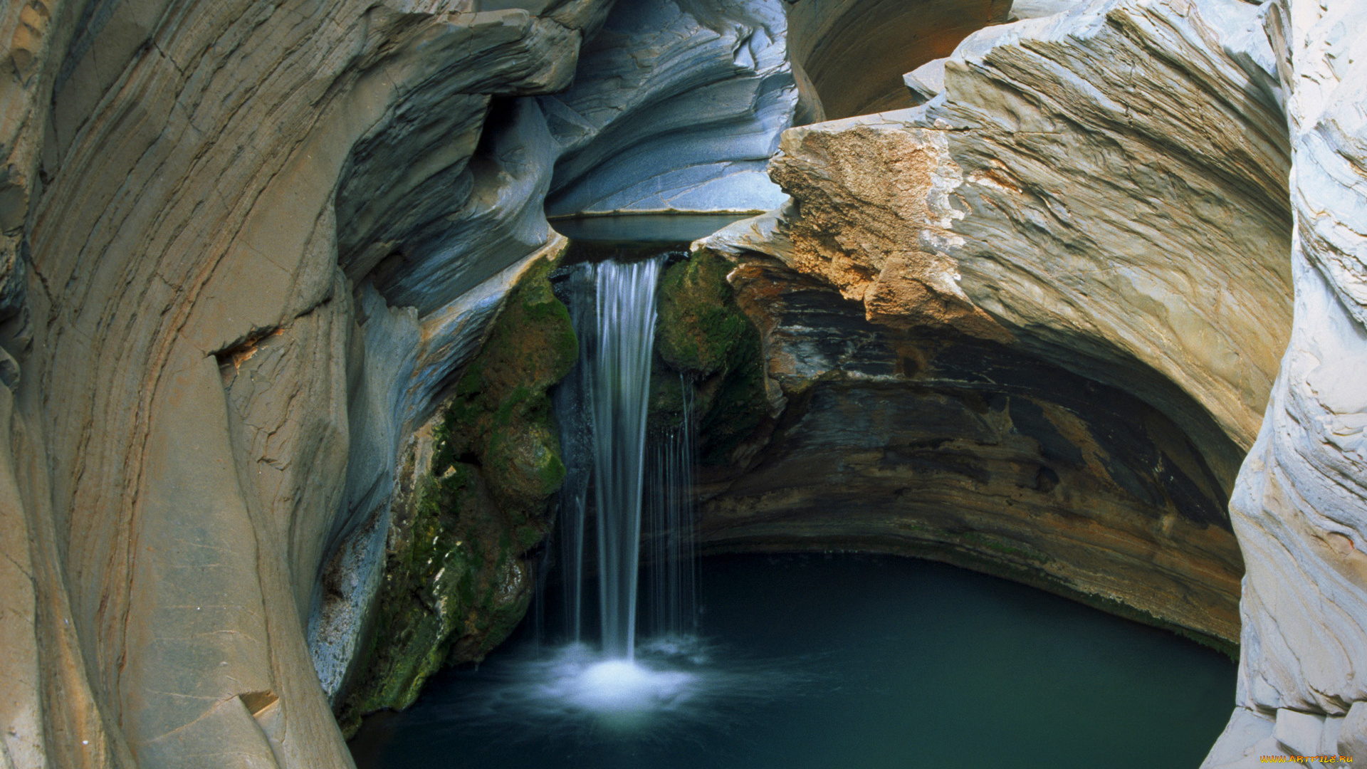 природа, водопады, скалы, водопад, австралия, океания, karijini, national, park