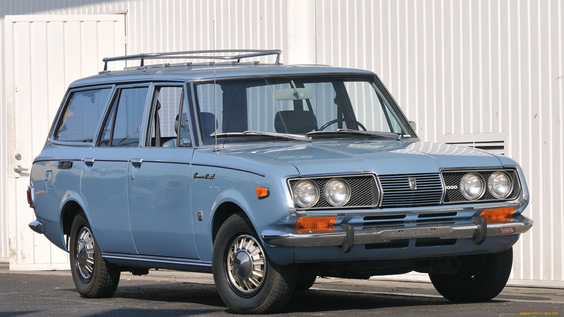 автомобили, toyota, 1968, синий, van, mark, ii, corona, t78-t79