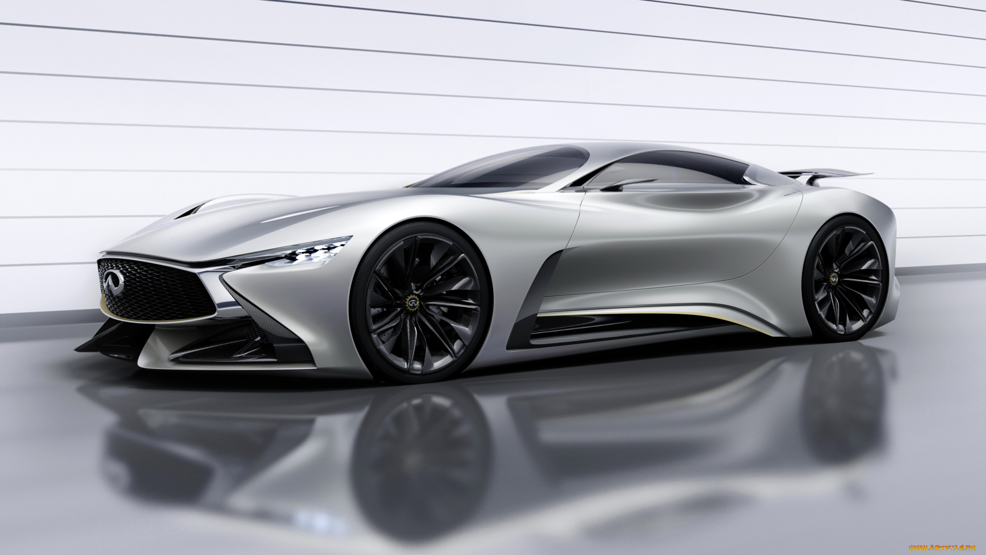 2014, infiniti, vision, gran, turismo, автомобили, infiniti, серебристый