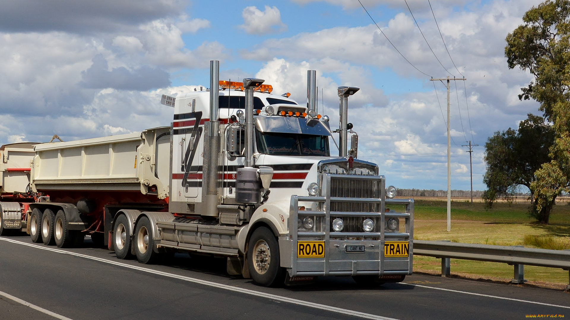 kenworth, автомобили, грузовик, седельный, тяжелый, тягач