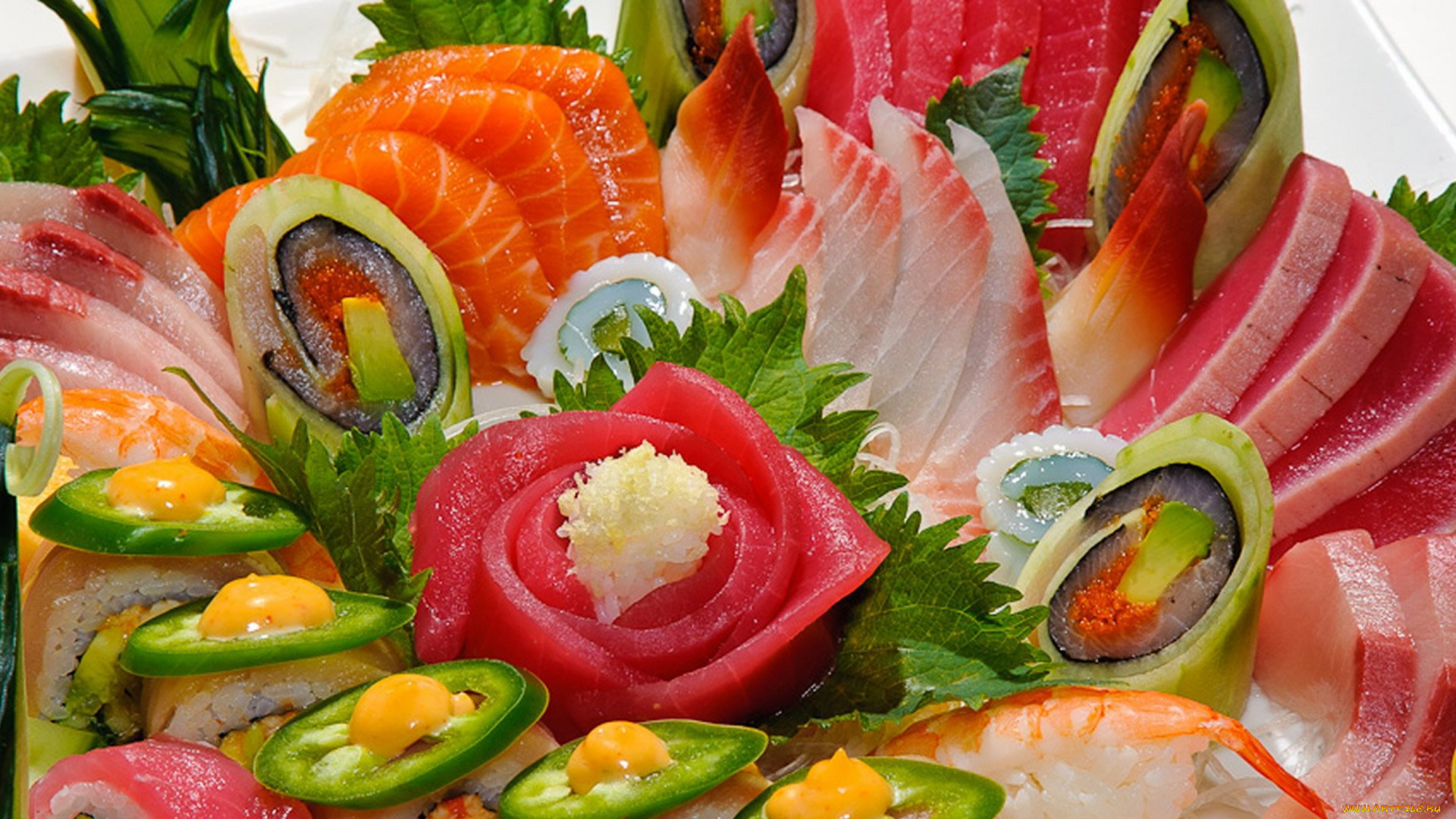 еда, рыба, , морепродукты, , суши, , роллы, перец, роллы, тунец, лосось