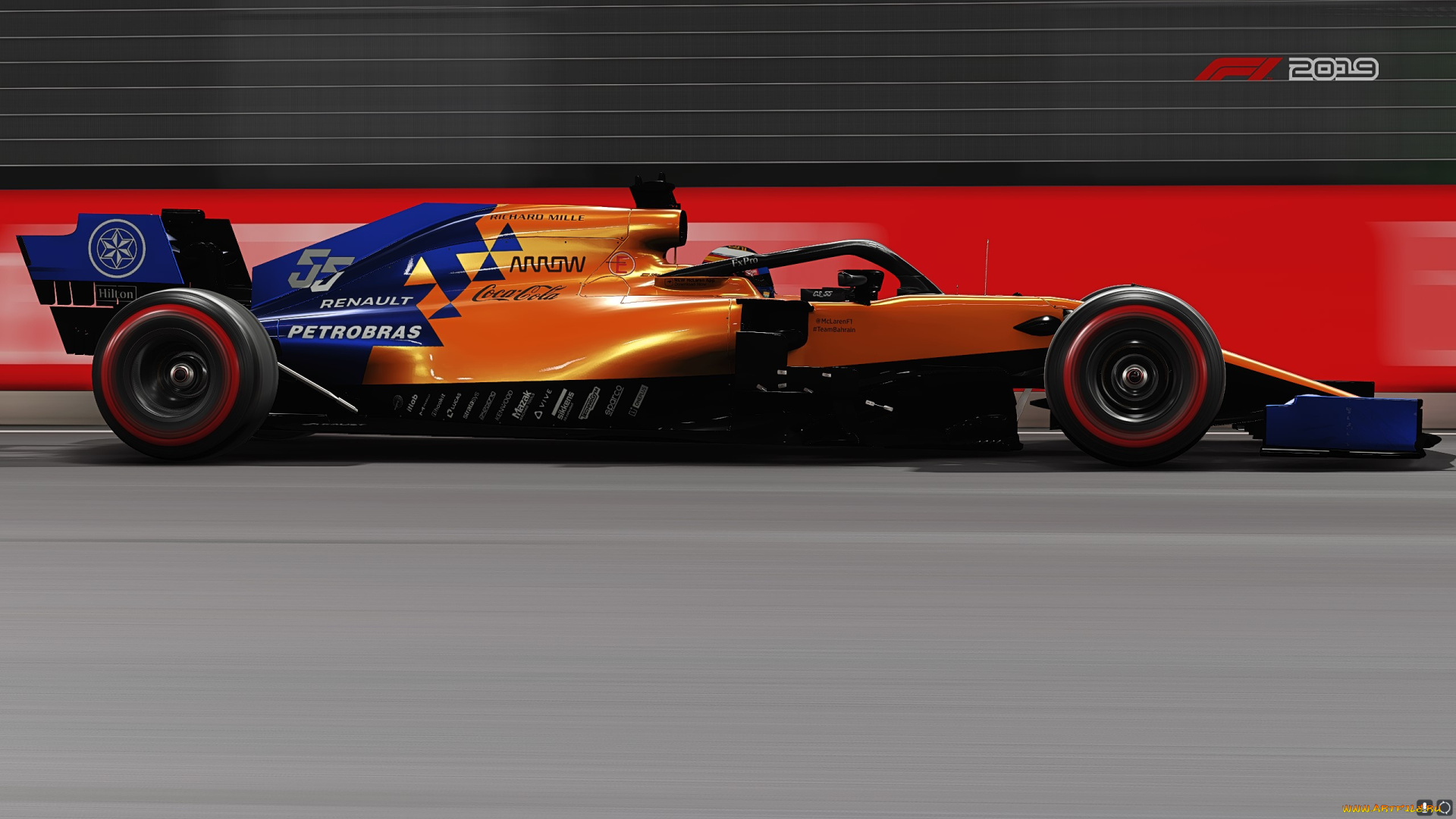 видео, игры, f1, 2019, mclaren, mcl34, f1, 2019