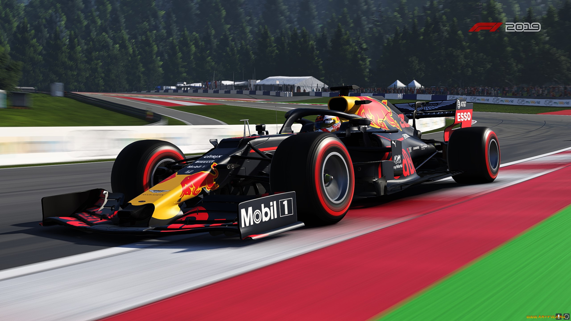 видео, игры, f1, 2019, red, bull, rb15, f1, 2019