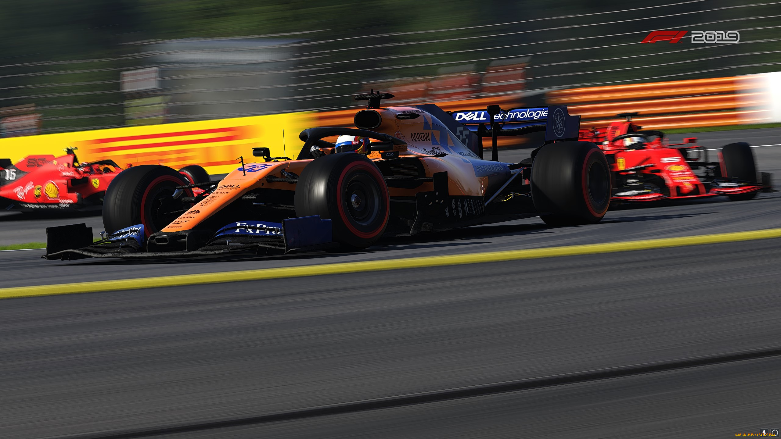 видео, игры, f1, 2019, mclaren, mcl34, f1, 2019