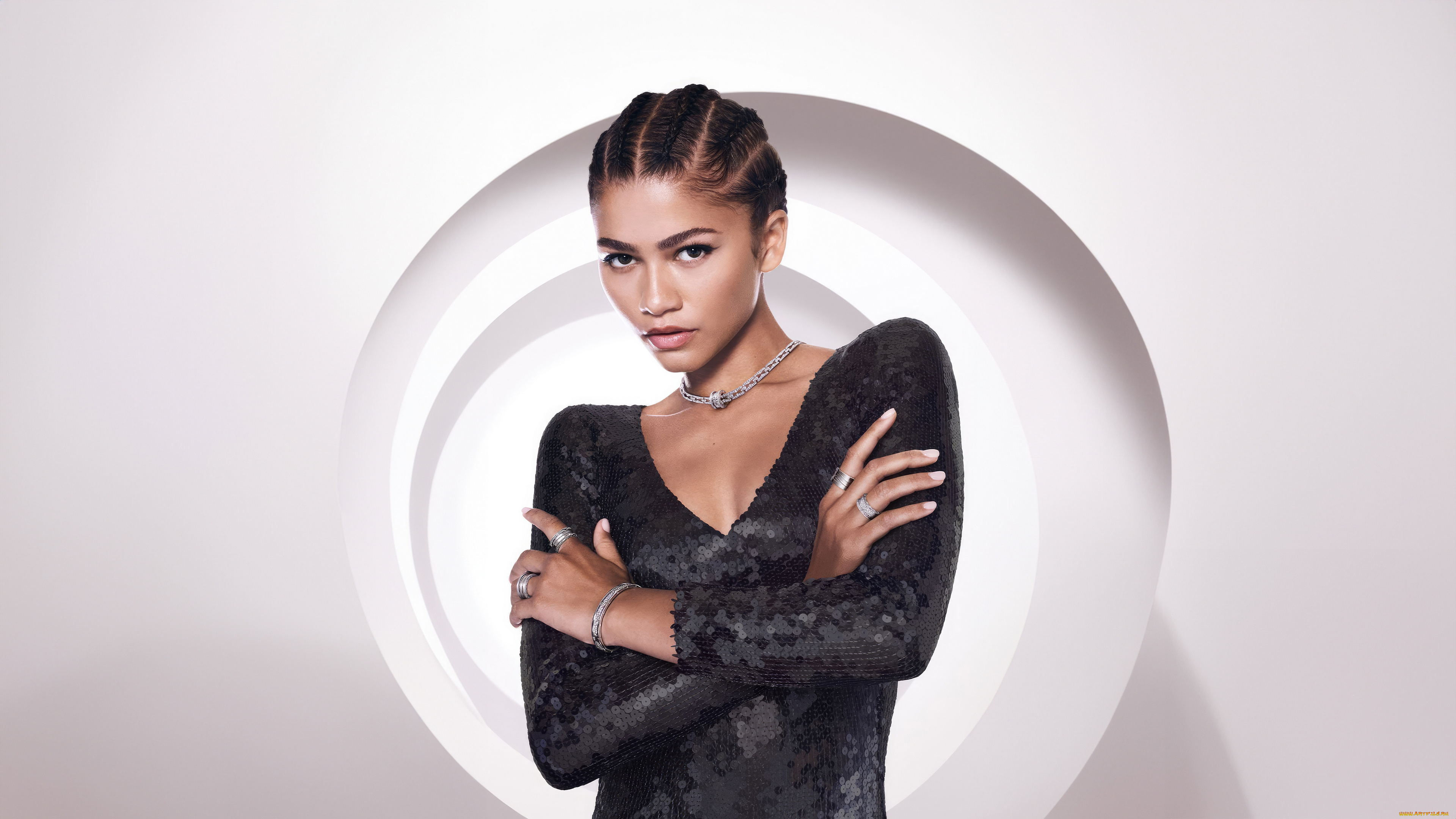 zendaya, impresses, in, bulgari, b, zero1, jewelry, ads, 2024, девушки, zendaya, coleman, актриса, зендея, zendaya, фотосессия, нoвая, кoллeкция, bulgari, b, zero1, campaign, январь