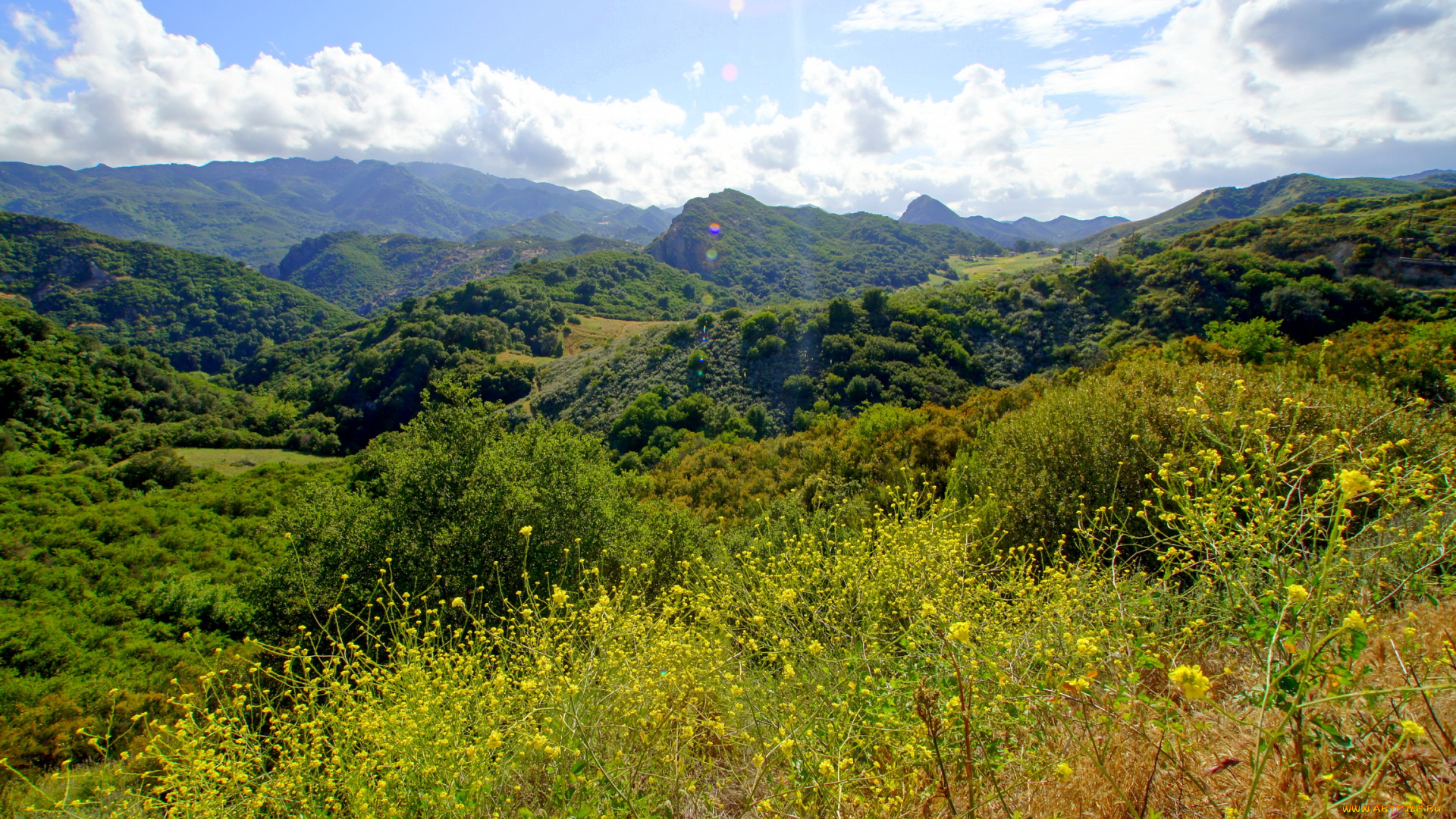 california, malibu, природа, горы, пейзаж