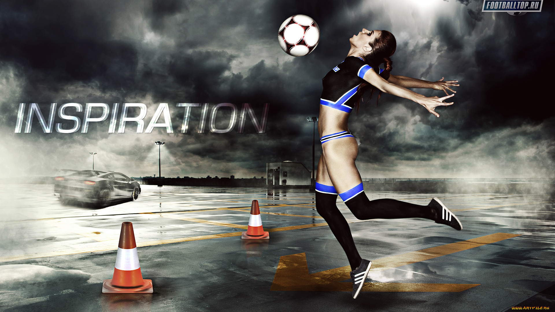 football, inspiration, спорт, футбол, девушка