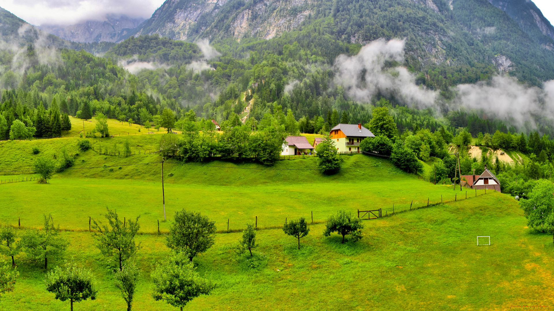 словения, bovec, природа, пейзажи, пейзаж, горы