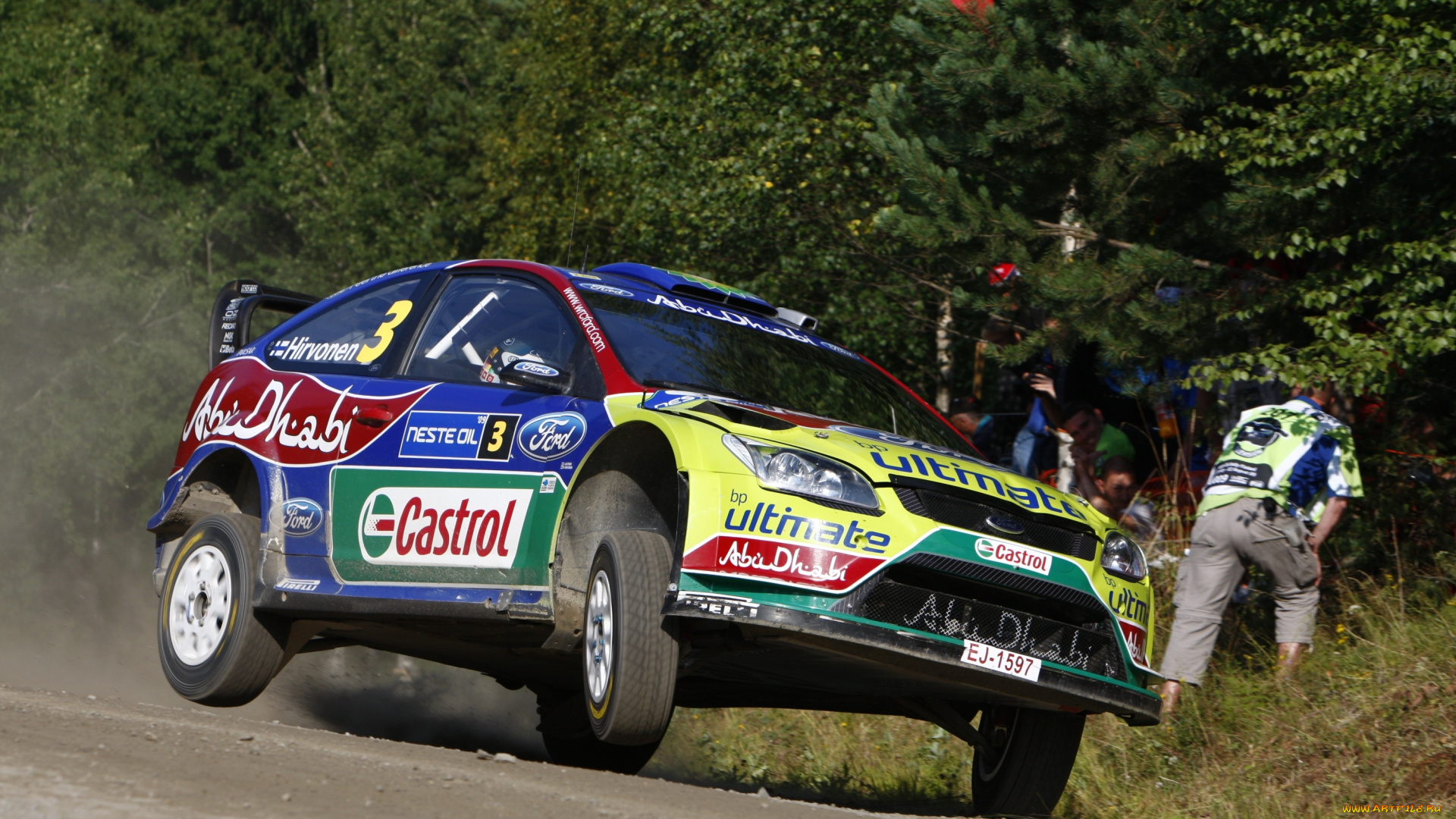 спорт, авторалли, focus, jump, ford, rally, wrc, m, hirvonen