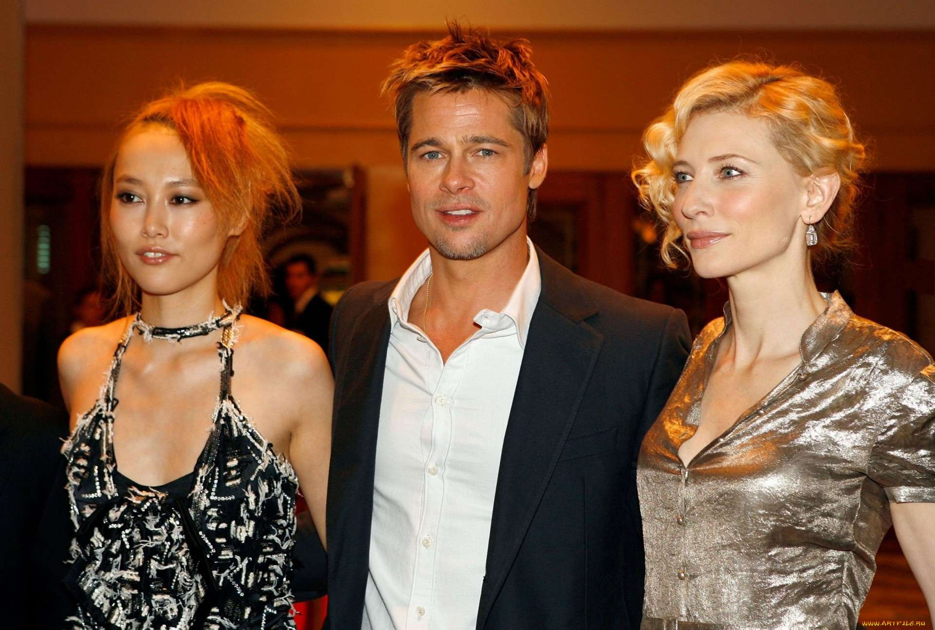 brad, pitt, and, cate, blanchett, разное, знаменитости, брэд, питт, кейт, бланшет