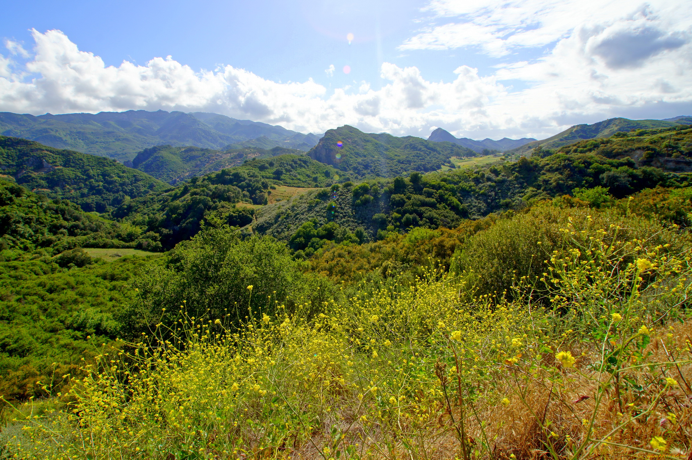 california, malibu, природа, горы, пейзаж