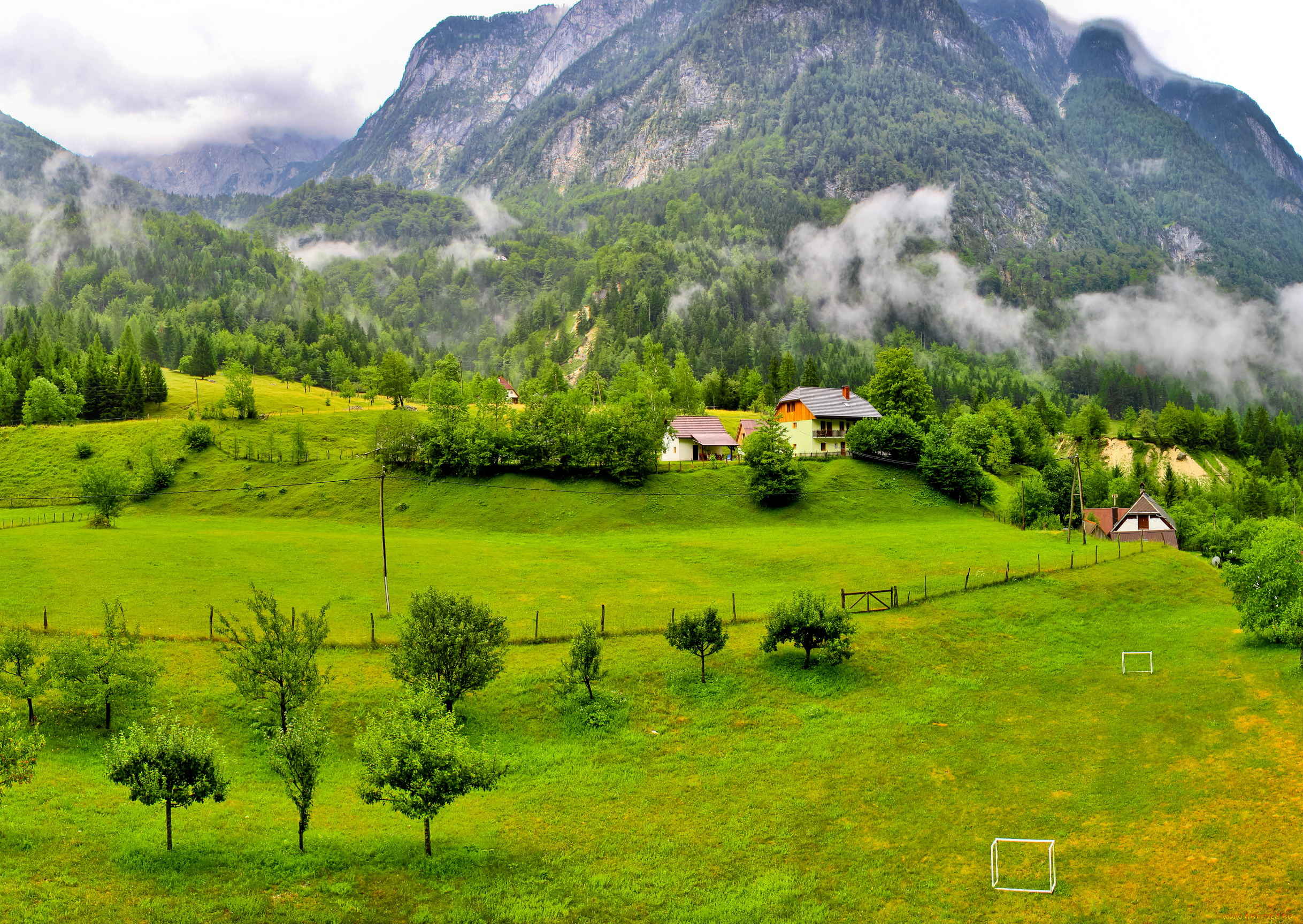 словения, bovec, природа, пейзажи, пейзаж, горы