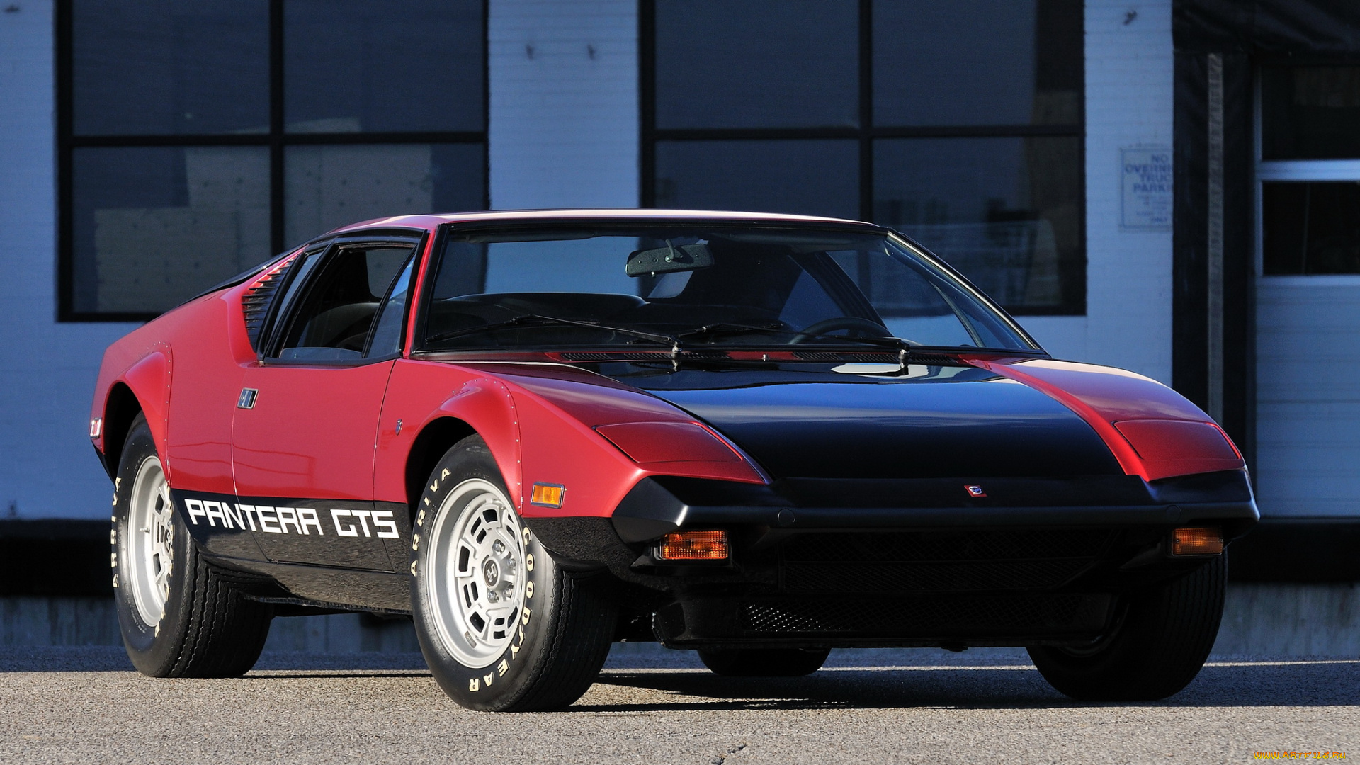 автомобили, de, tomaso, pantera, gts, us-spec, 1974, красный, de, tomaso