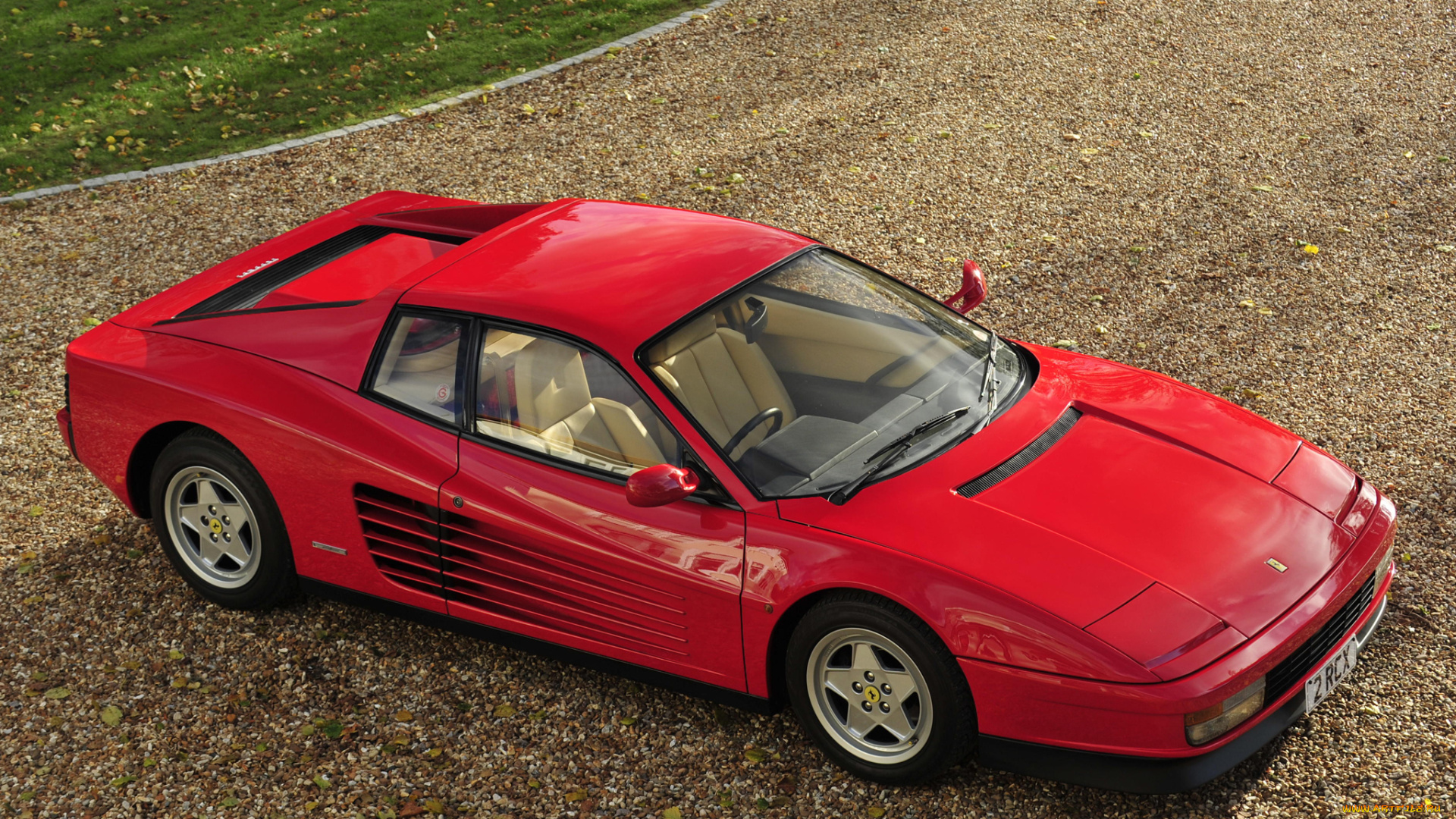 автомобили, ferrari, красный, 1986, uk-spec, testarossa