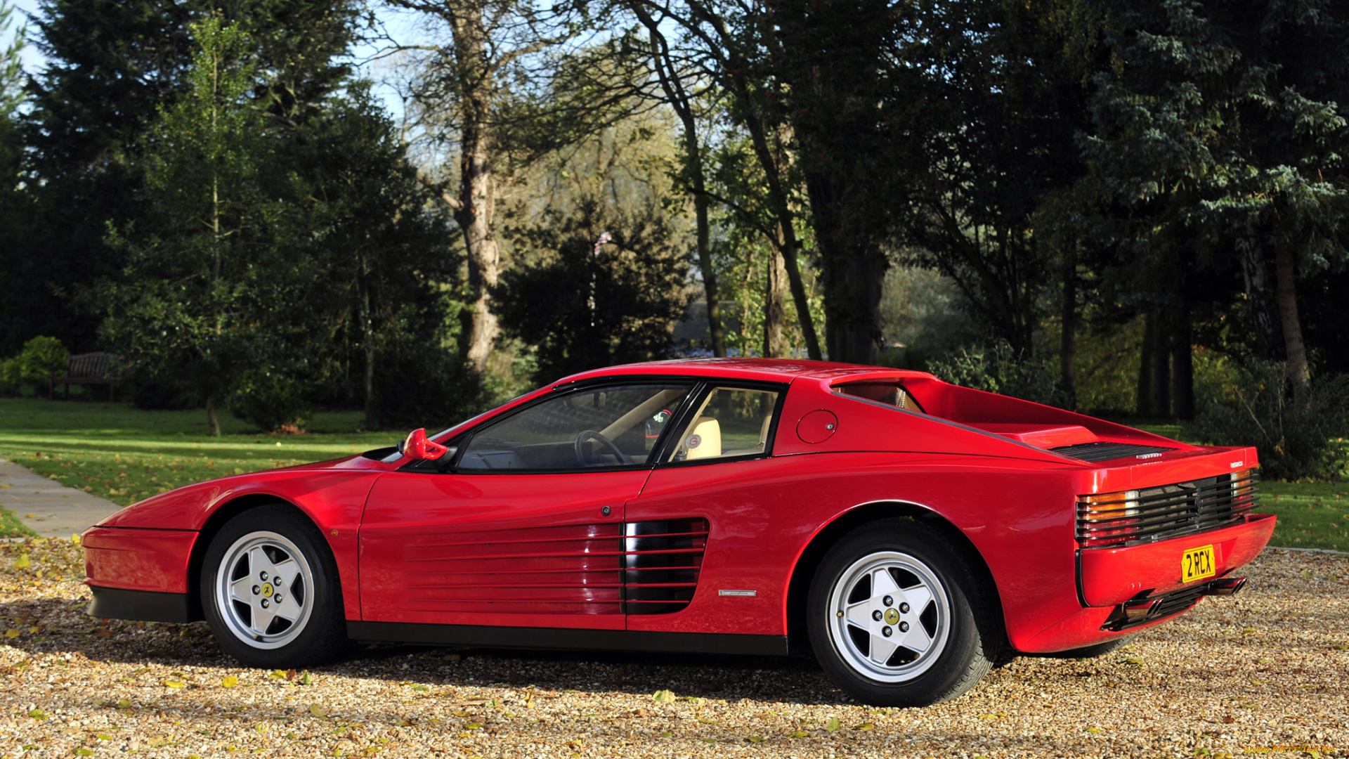 автомобили, ferrari, uk-spec, testarossa, красный, 1986