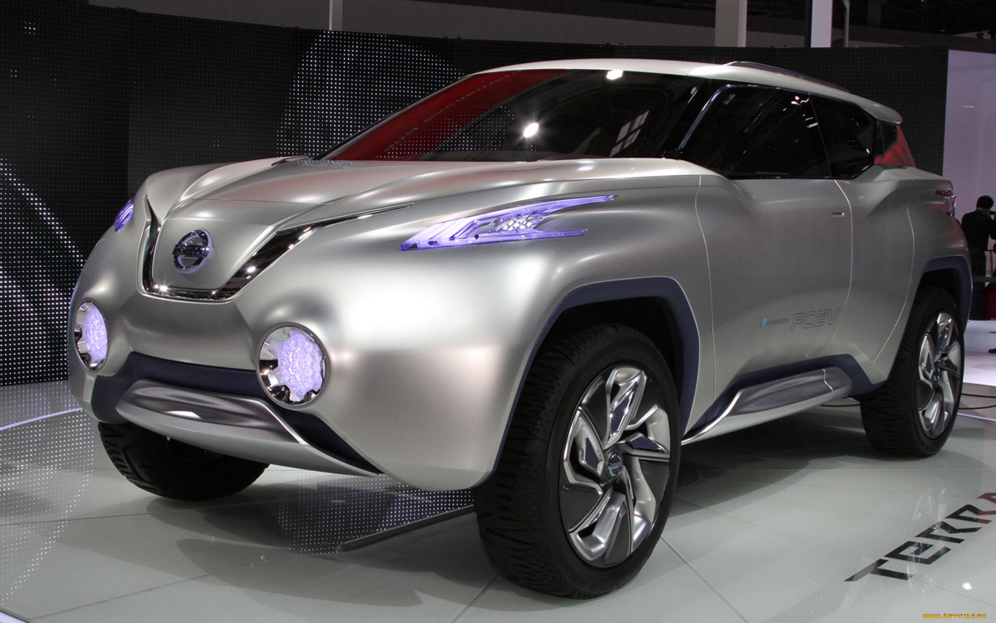 nissan, terra, fcev, concept, автомобили, выставки, и, уличные, фото, внедорожник, джип, concept, nissan, fcev, выставка, автосалон, terra, car, серебристый