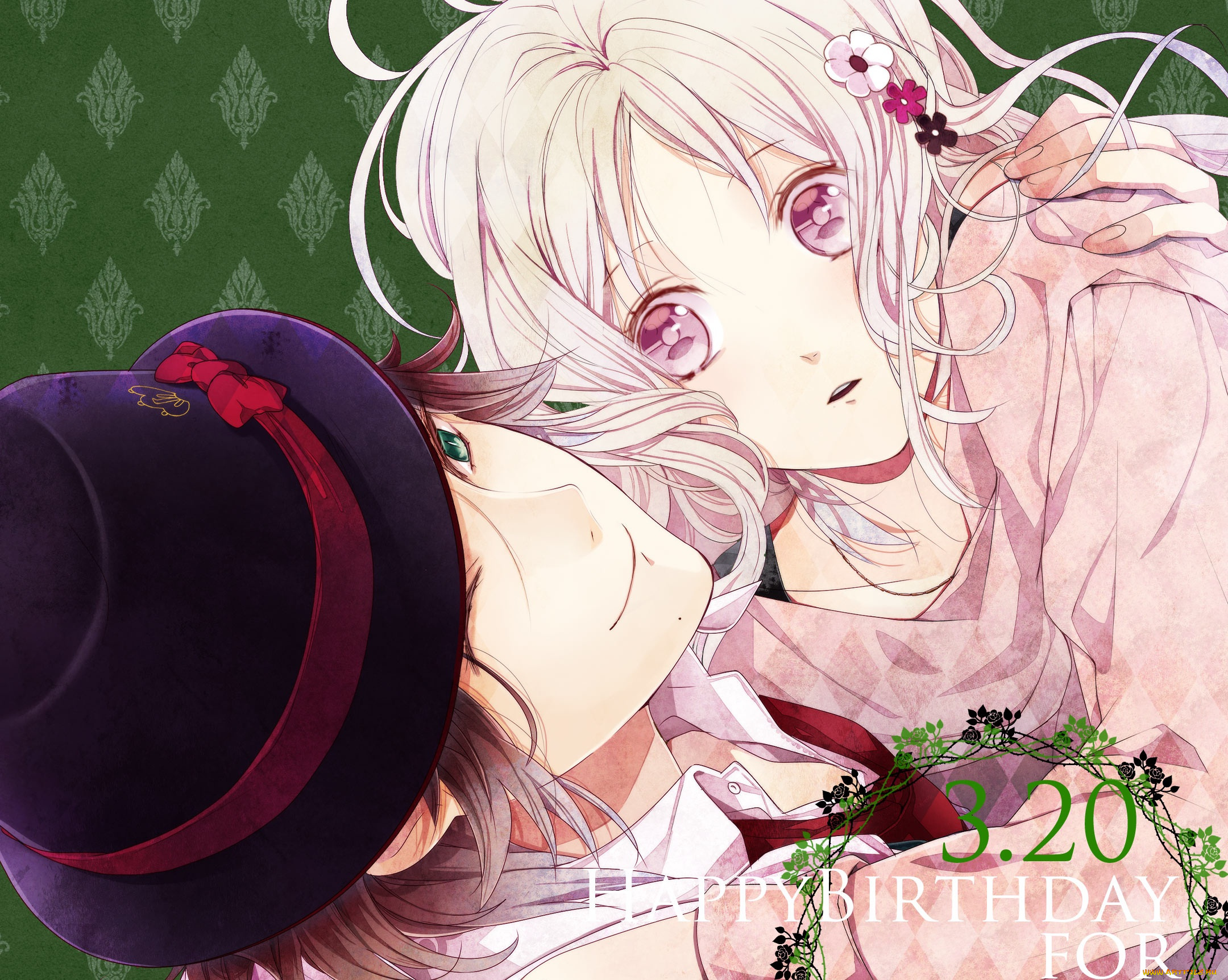 аниме, diabolik, lovers, девушка, вампир