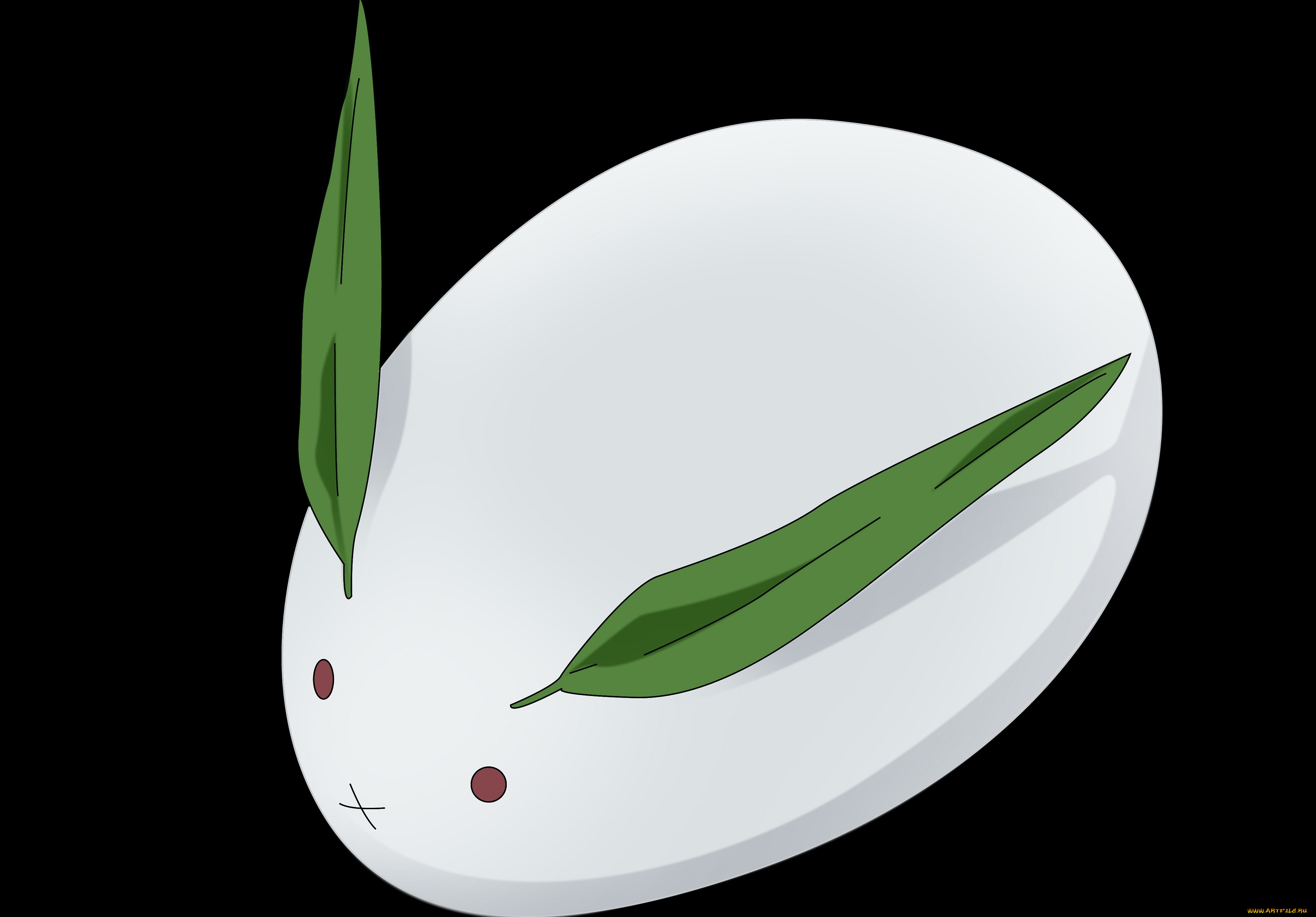 аниме, natsume, yuujinchou, снежный, кролик, тетрадь, дружбы