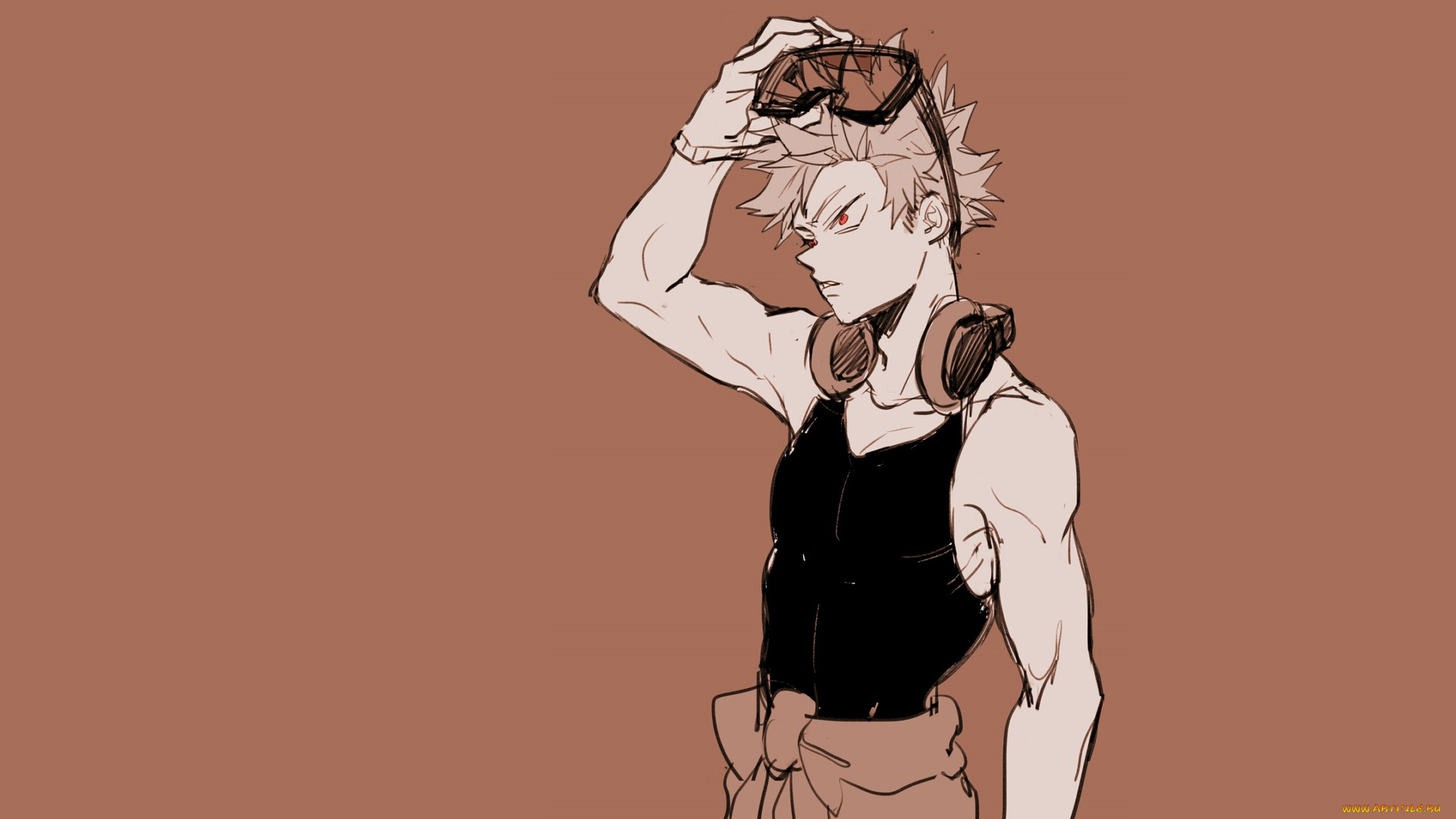 аниме, boku, no, hero, academia, bakugou, katsuki