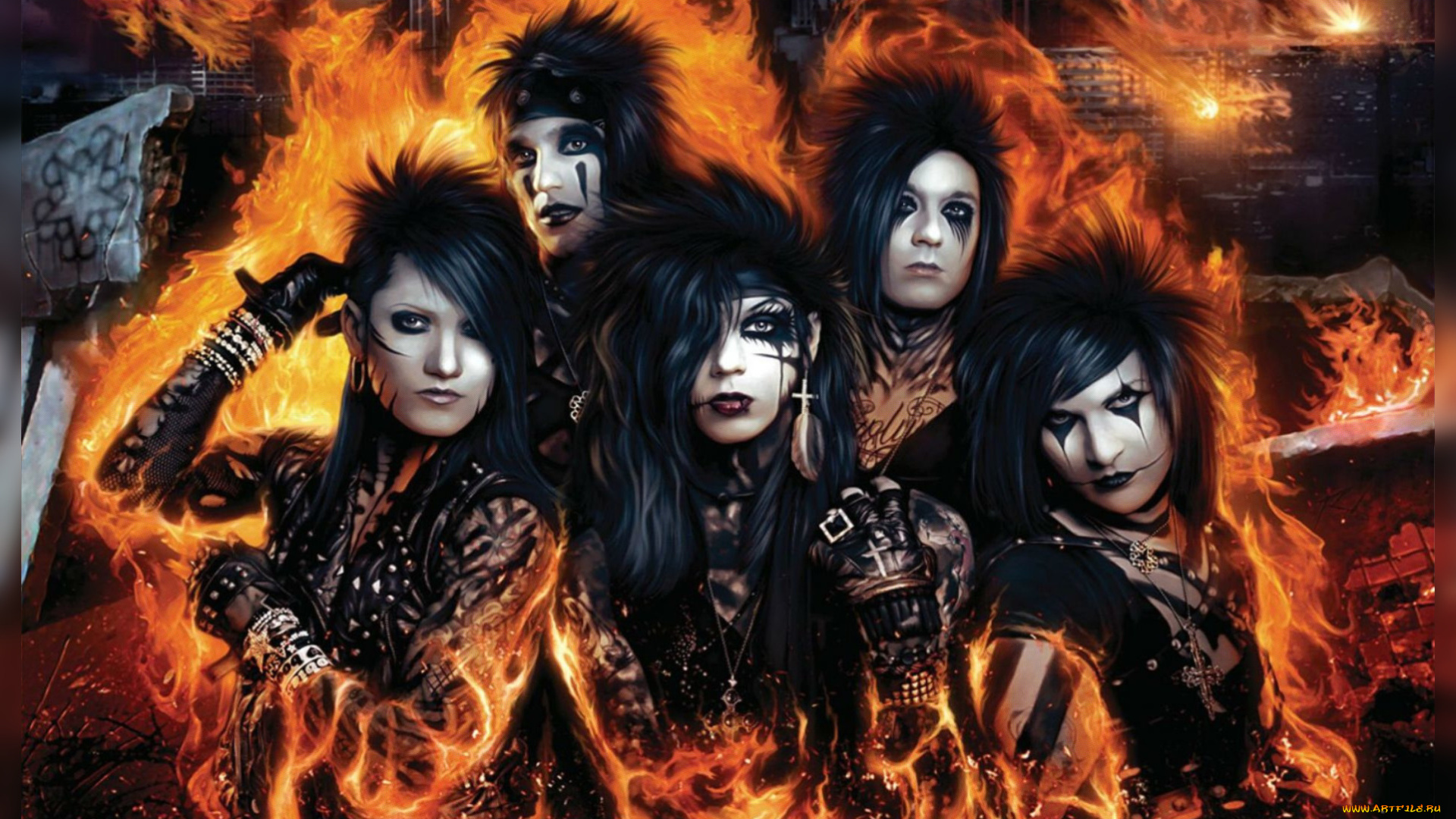 black-veil-brides, музыка, black, veil, brides, группа