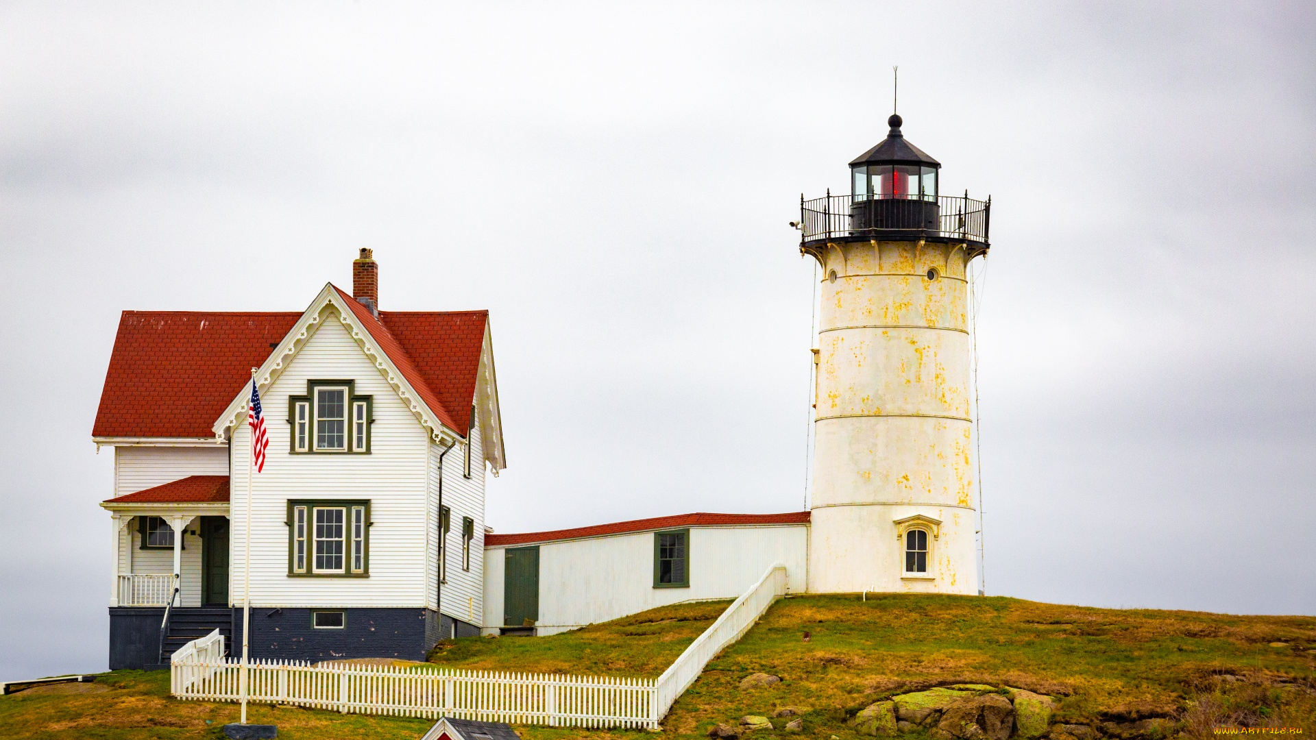 nubble, light, maine, usa, природа, маяки, nubble, light