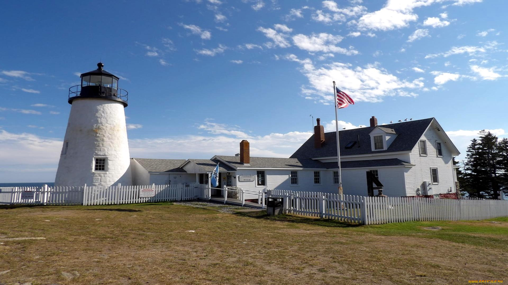 pemaquid, point, lighthouse, maine, природа, маяки, pemaquid, point, lighthouse