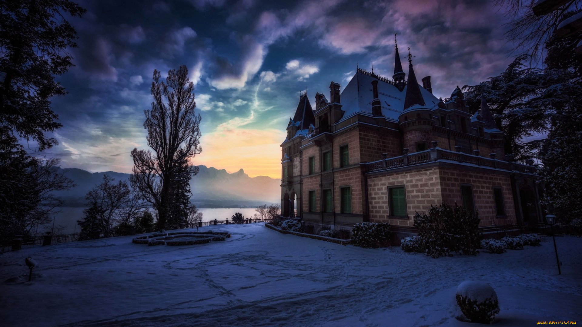 hunegg, castle, switzerland, города, замки, швейцарии, hunegg, castle