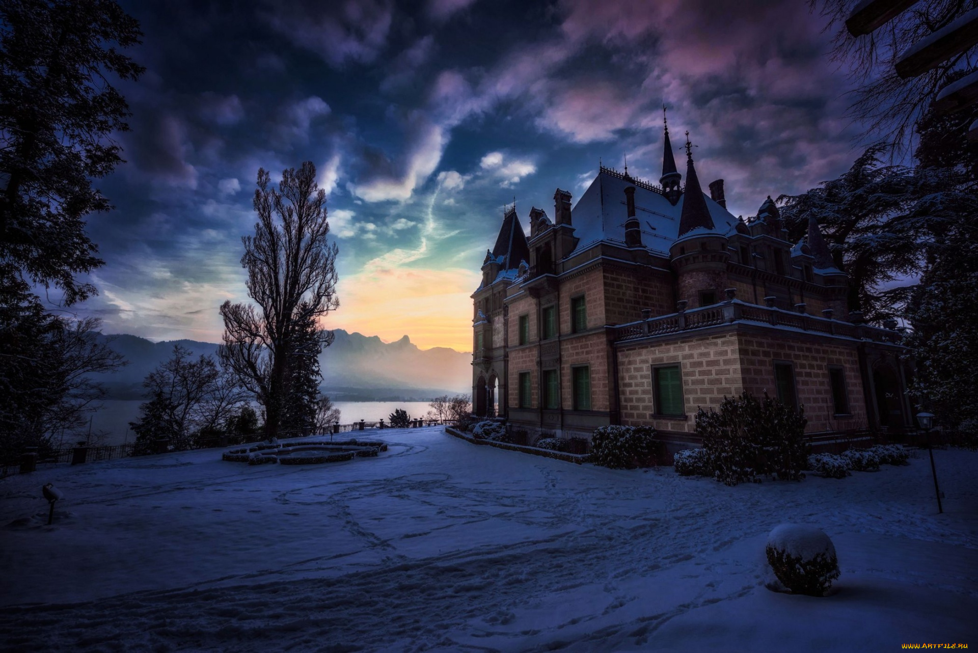 hunegg, castle, switzerland, города, замки, швейцарии, hunegg, castle