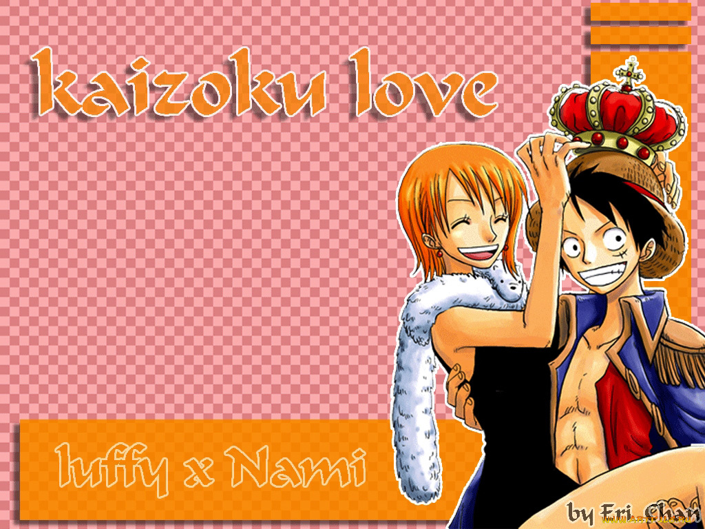 kaizoku, love, by, residenteri, аниме, one, piece, nami, monkey, d, luffy