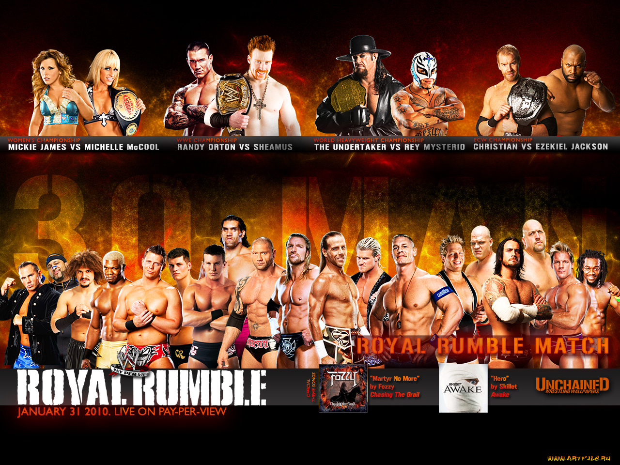 royalrumble2010, спорт, wwe