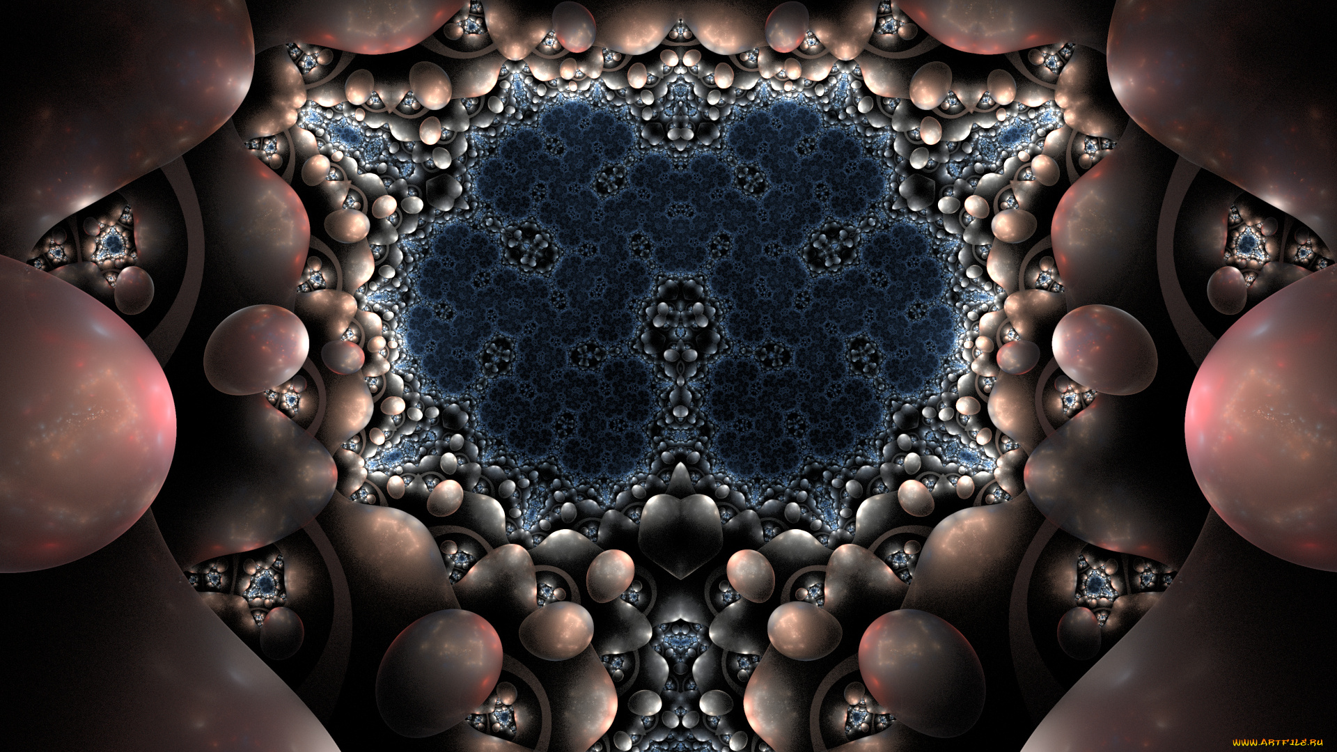 3д, графика, fractal, , фракталы, узор, цвета, фон