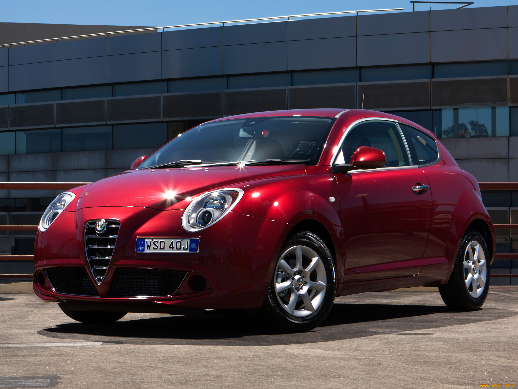 автомобили, alfa, romeo, alfa, romeo, mito, au-spec, 955, 2014, красный