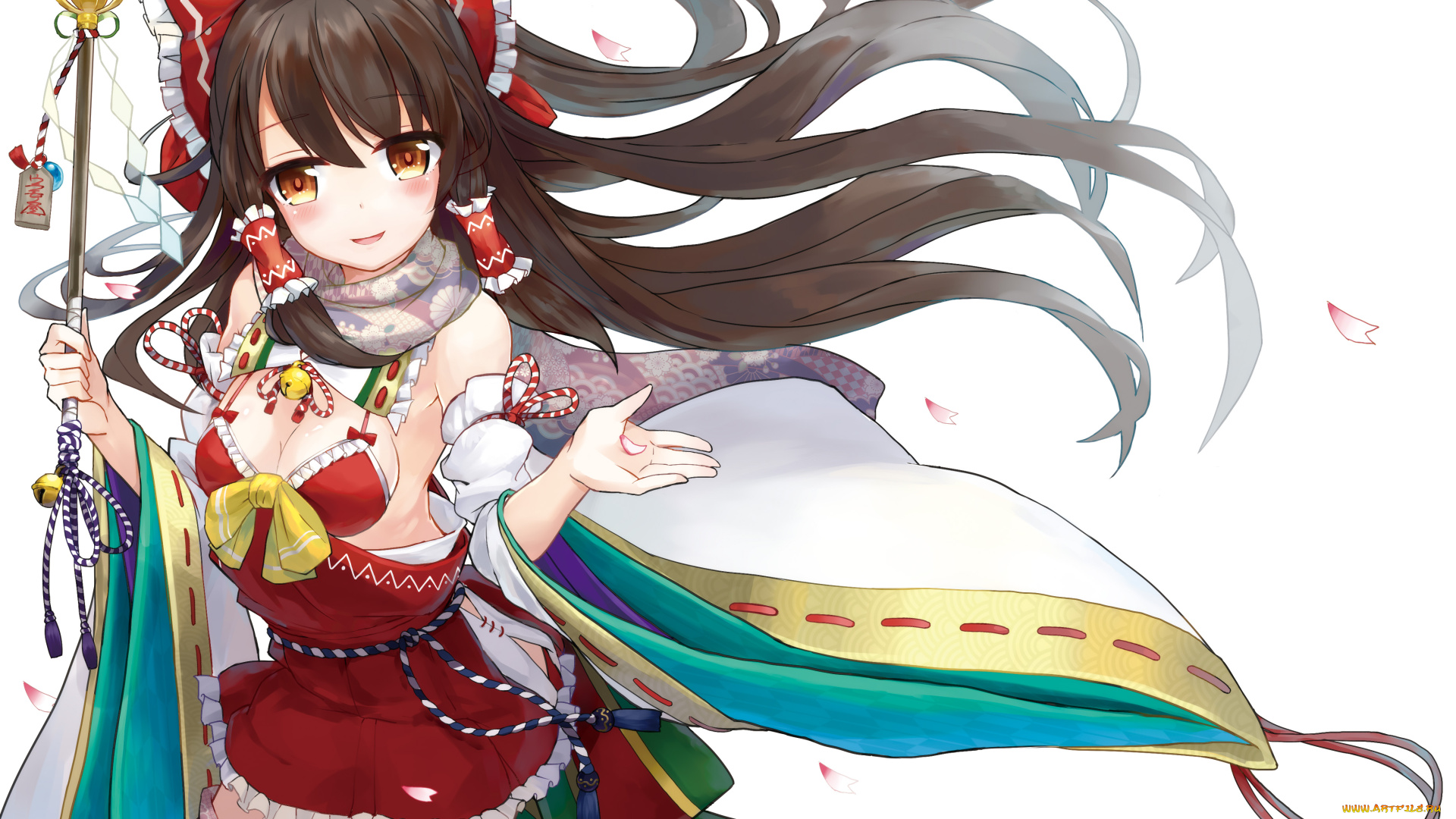 аниме, touhou, monoto, hakurei, reimu